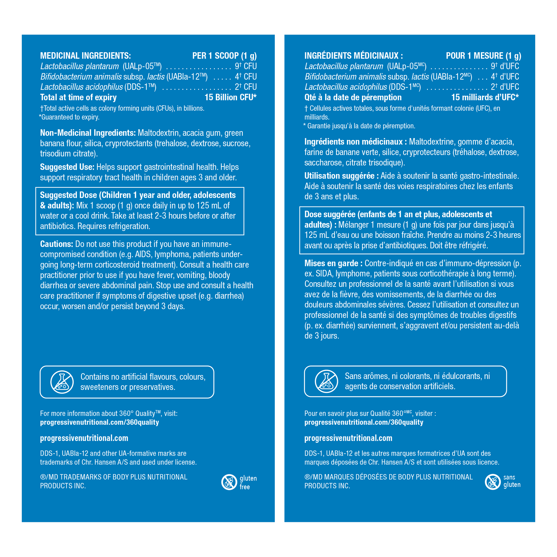 31001683 Progressive Perfect Probiotic for Kids 15 Billion 45 g PV3368_NFP