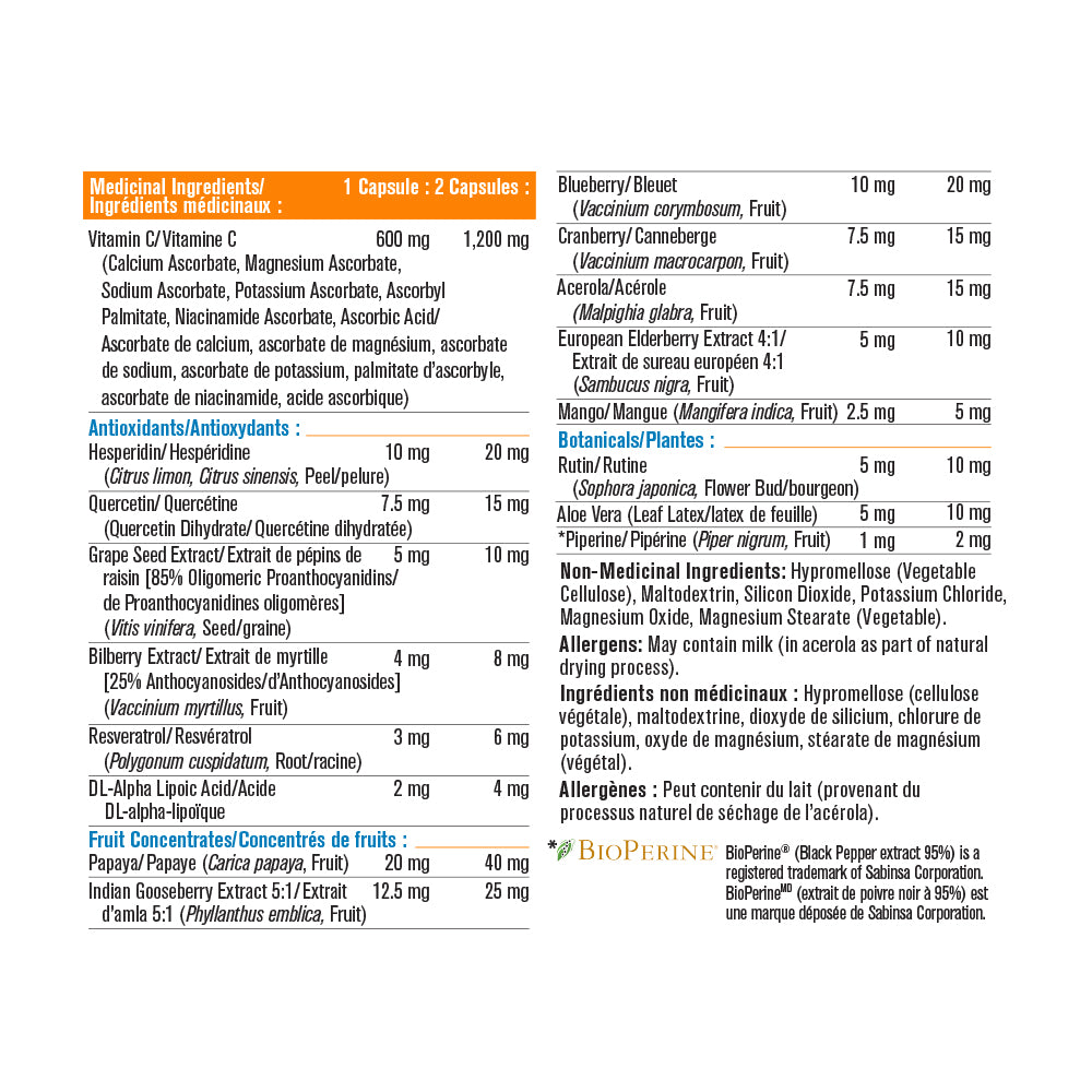 31001410 Progressive Vitamin C Complex PV3500_NFP