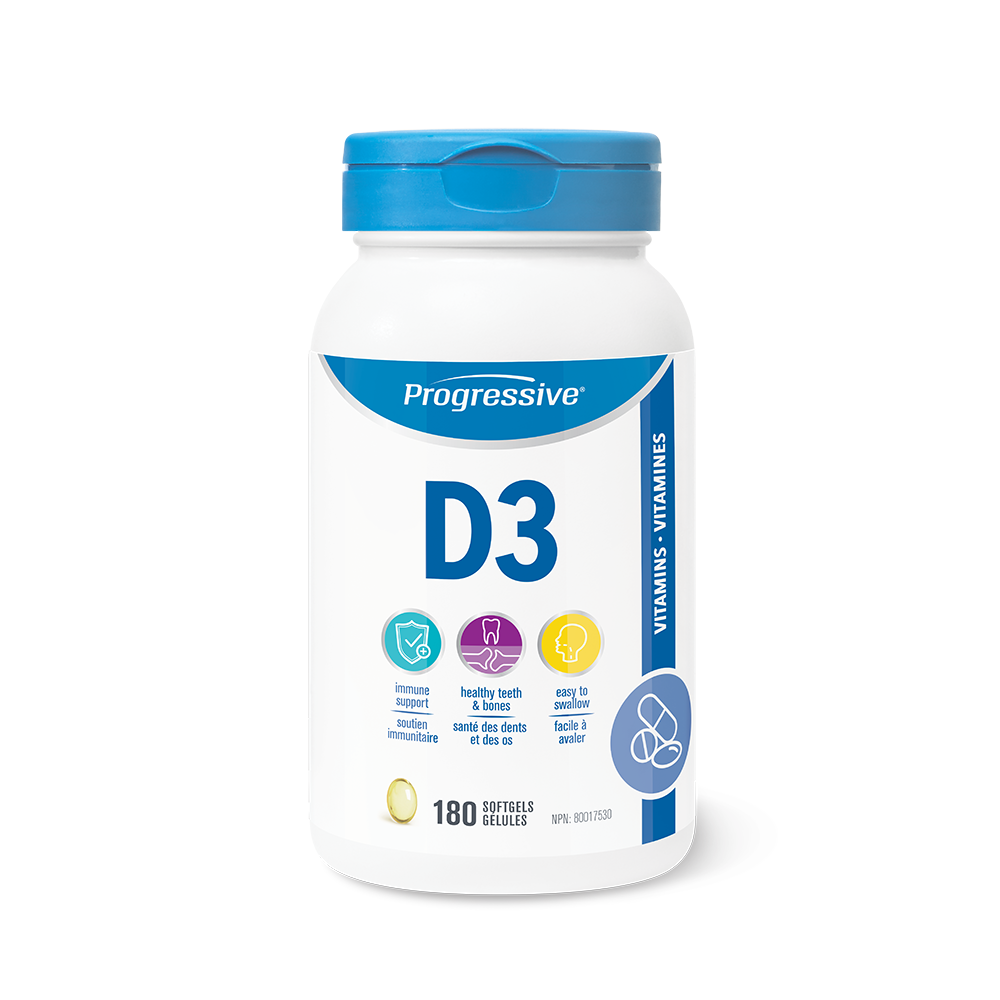 31001673 Progressive Vitamin D3 180 Softgels PV3519_MAIN