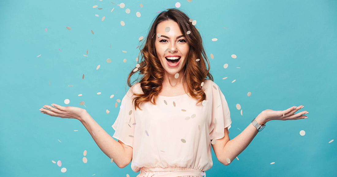 woman smiling