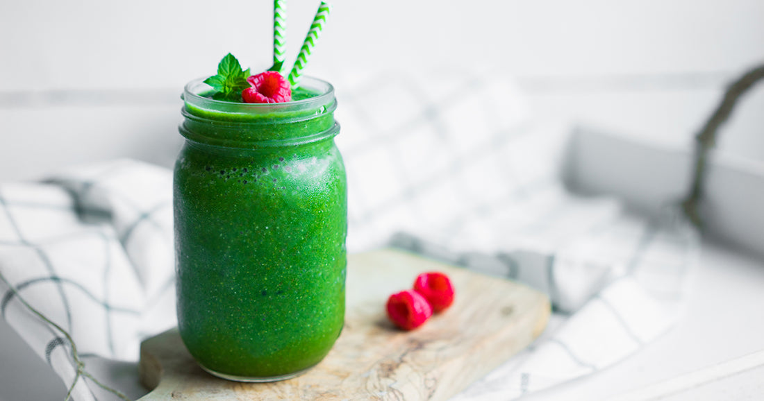 Raspberry Spinach VegEssential Smoothie