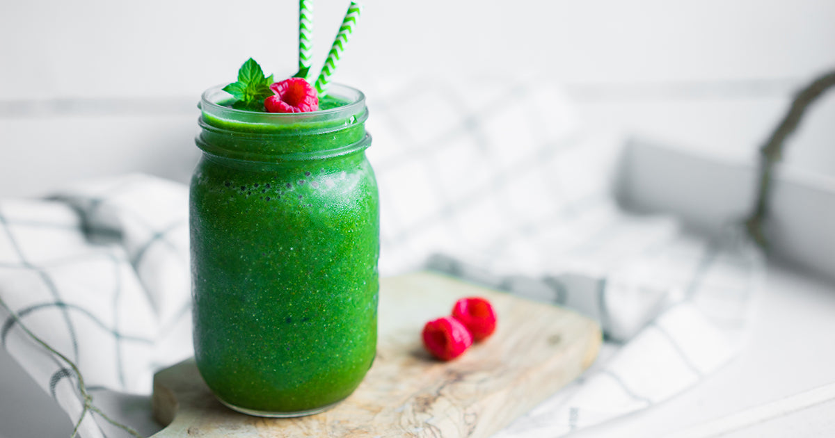 Raspberry Spinach VegEssential Smoothie