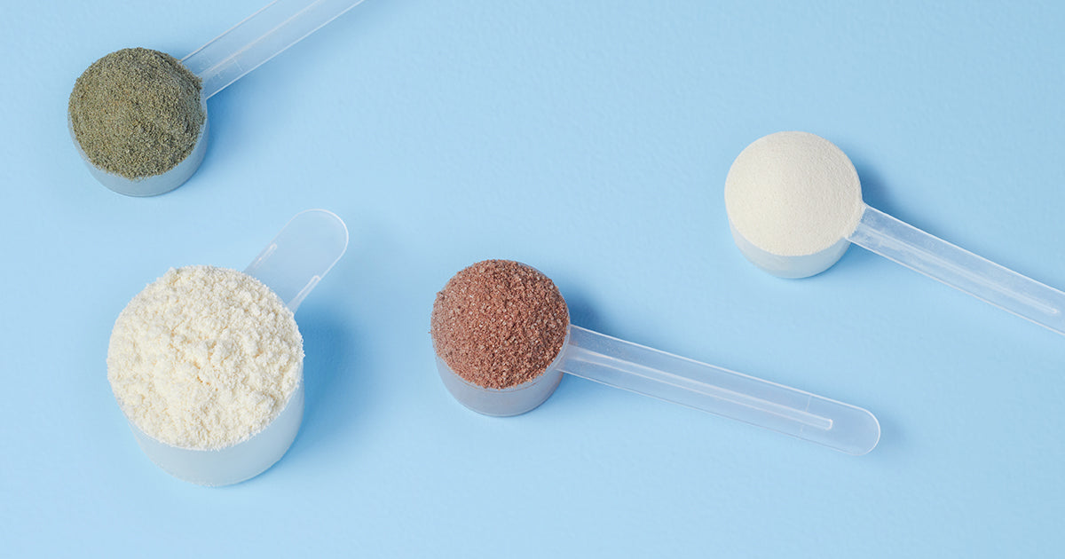scoops with powders in it