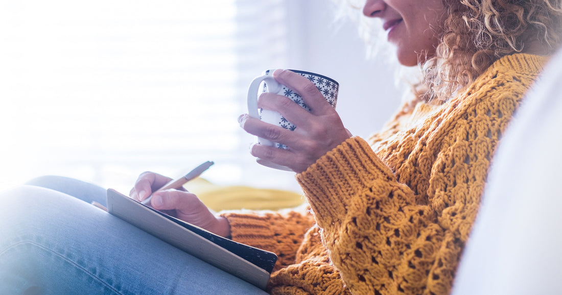 woman w cup of tea