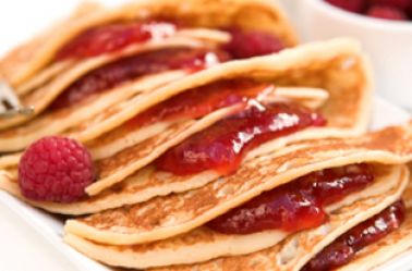 Raspberry Protein Pancakes
