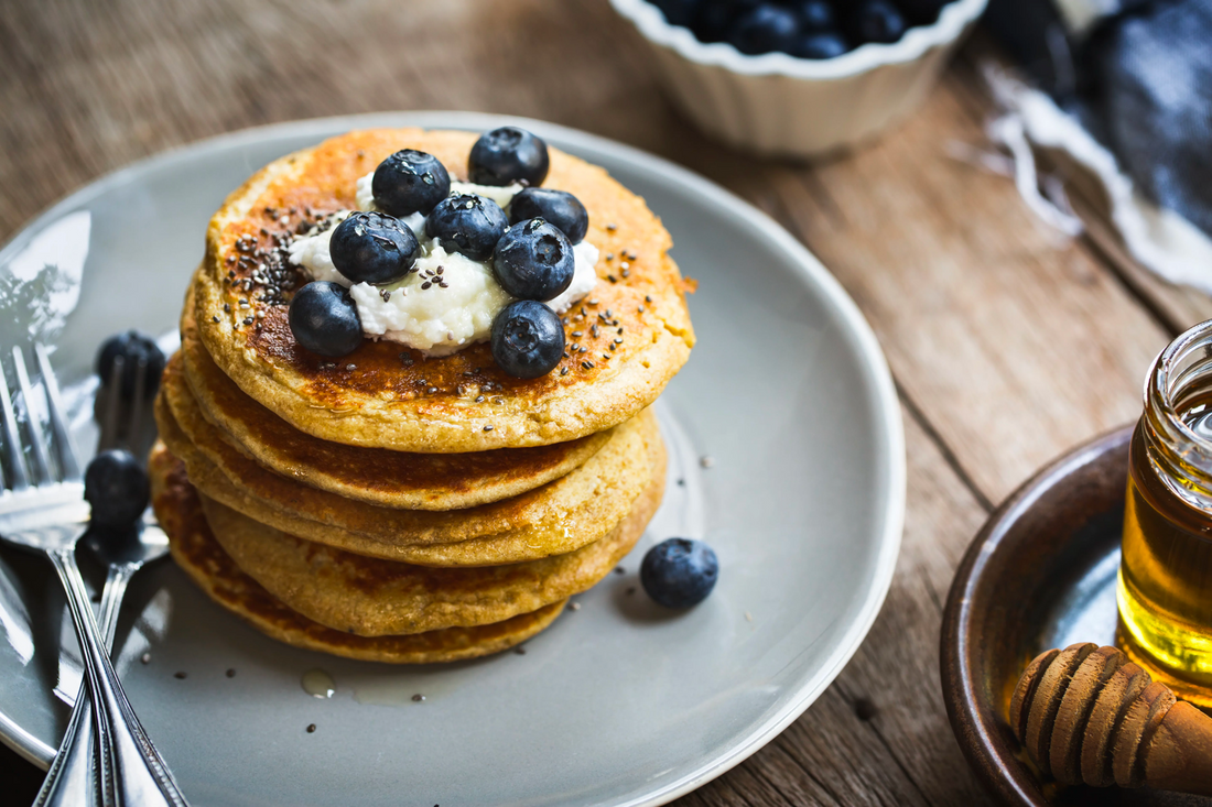 Oatmeal Protein Pancakes