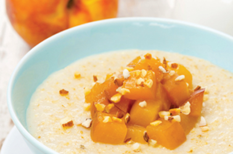Peaches & Cream Steel Cut Oats