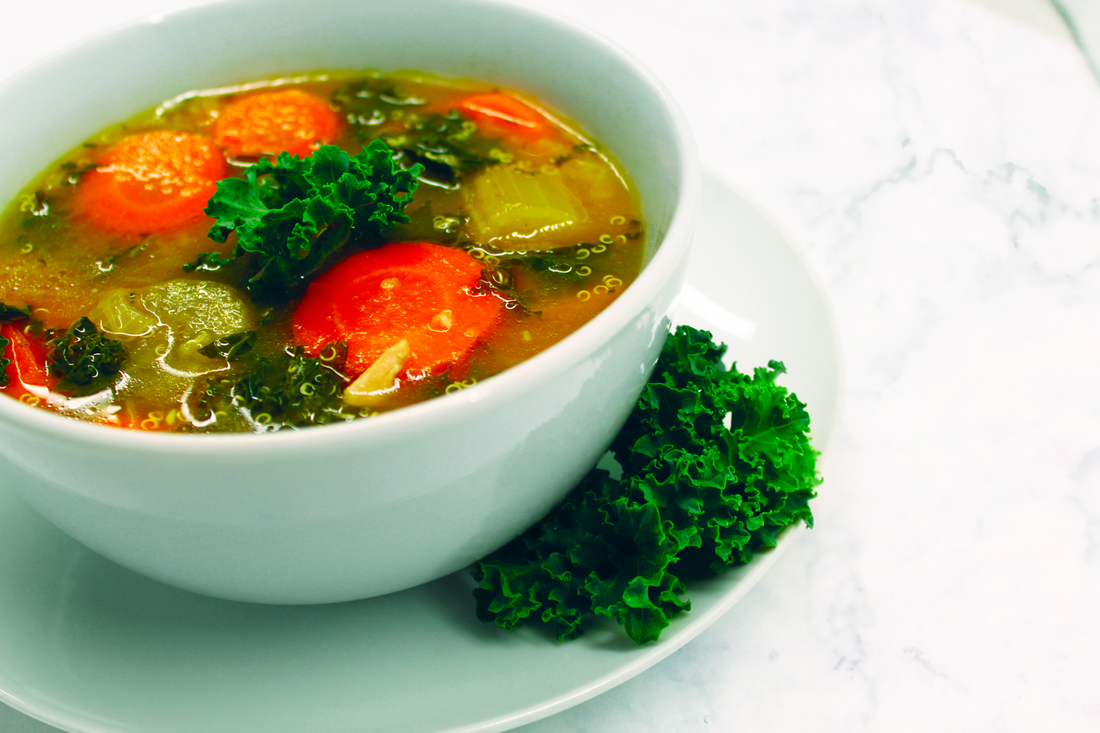 Lemon Chicken Quinoa Soup