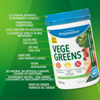 31001860 Progressive VegeGreens, Strawberry Banana, 265 g 1657-Vegegreens-Original-265g_Key-Benefits