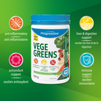 31001860 Progressive VegeGreens, Strawberry Banana, 265 g 1657-Vegegreens-Original-265g_Product-Claims
