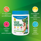31001861 Progressive VegeGreens, Strawberry Banana, 265 g 1664-Vegegreens-Original-510-g_Claims