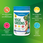 31001863 Progressive VegeGreens, Strawberry Banana, 265 g 1688-Vegegreens-Blueberry-Medley-265g_Claims