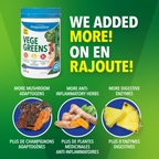 31001863 Progressive VegeGreens, Strawberry Banana, 265 g 1688-Vegegreens-Blueberry-Medley-265g_Feature-Ingredients