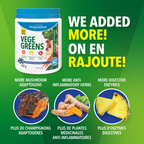 31001864 Progressive VegeGreens, Strawberry Banana, 265 g 1695-Vegegreens-Blueberry-Medley-530-g_Featured-Ingredients