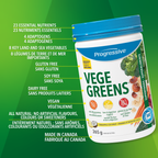 31001866 Progressive VegeGreens, Strawberry Banana, 265 g 1718-Vegegreens-PNC-265g_Key-Benefits