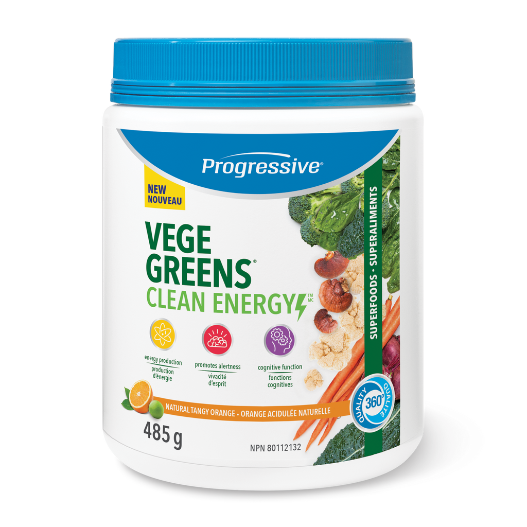 31001872 Progressive VegeGreens Clean Energy 1763_V1_PRO_VegeGreens_CleanEnergy_Orange_485g_BTL_BI