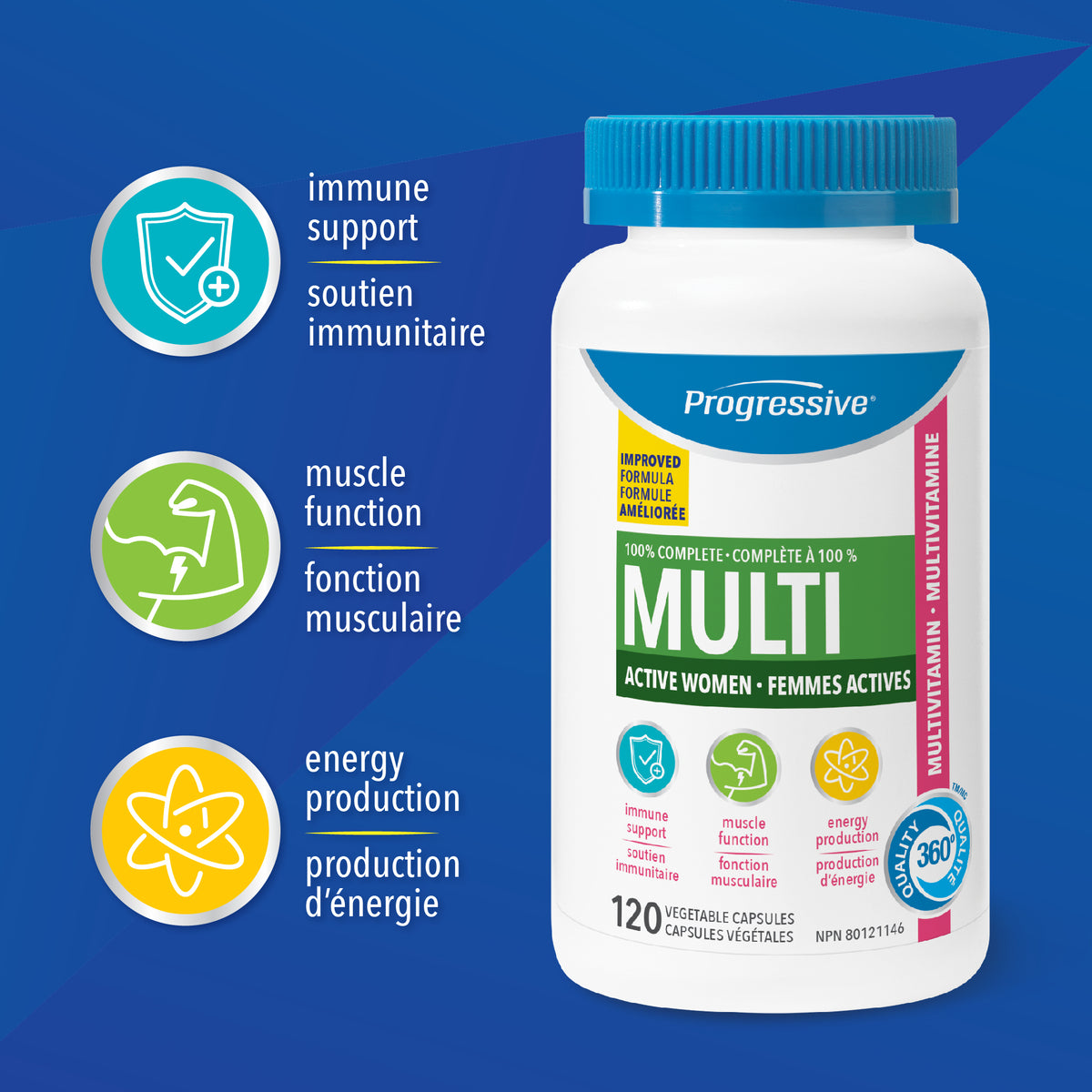 31001848 Progressive Multivitamin For Active Women Capsule 240275 Progressive Multivitamin Amazon 1138-05