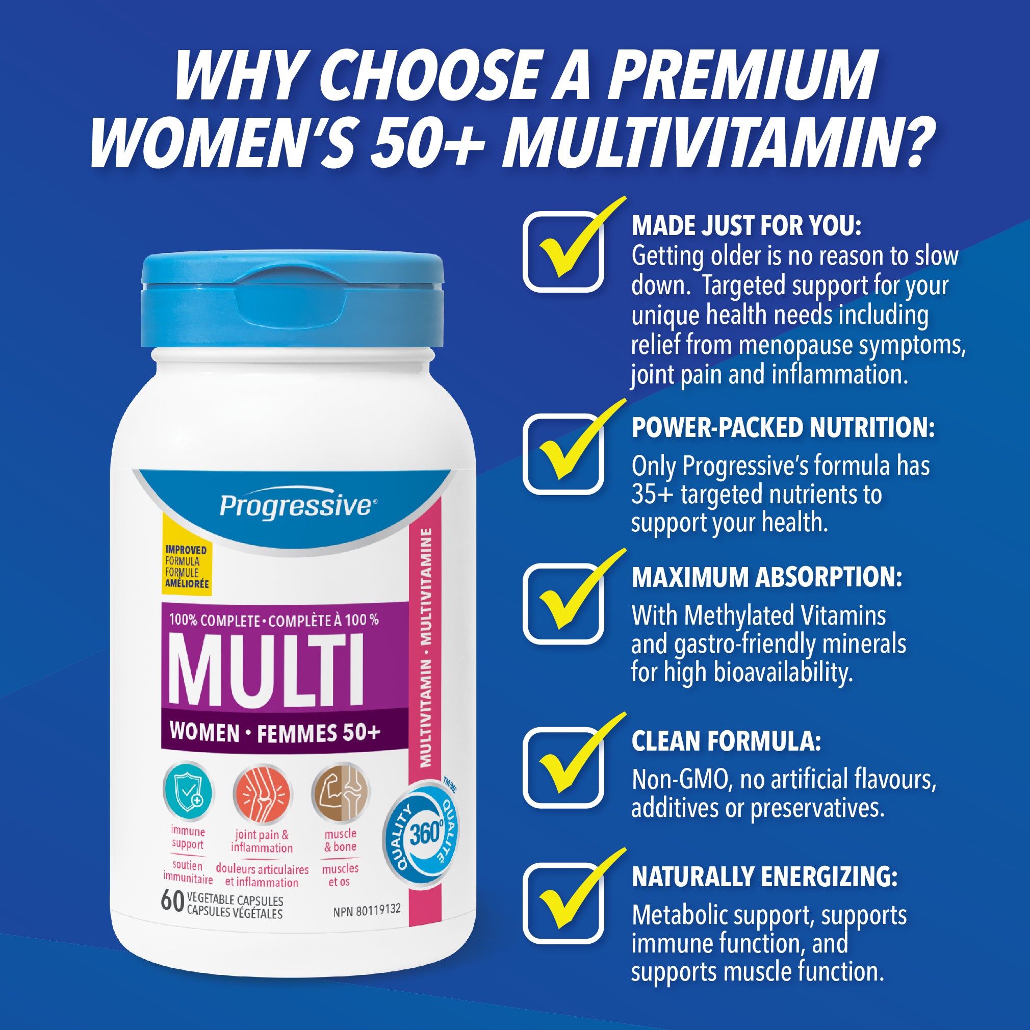 31001851 Progressive Multivitamin For Women 50+ Capsule 240275 Progressive Multivitamin Amazon 1183-03