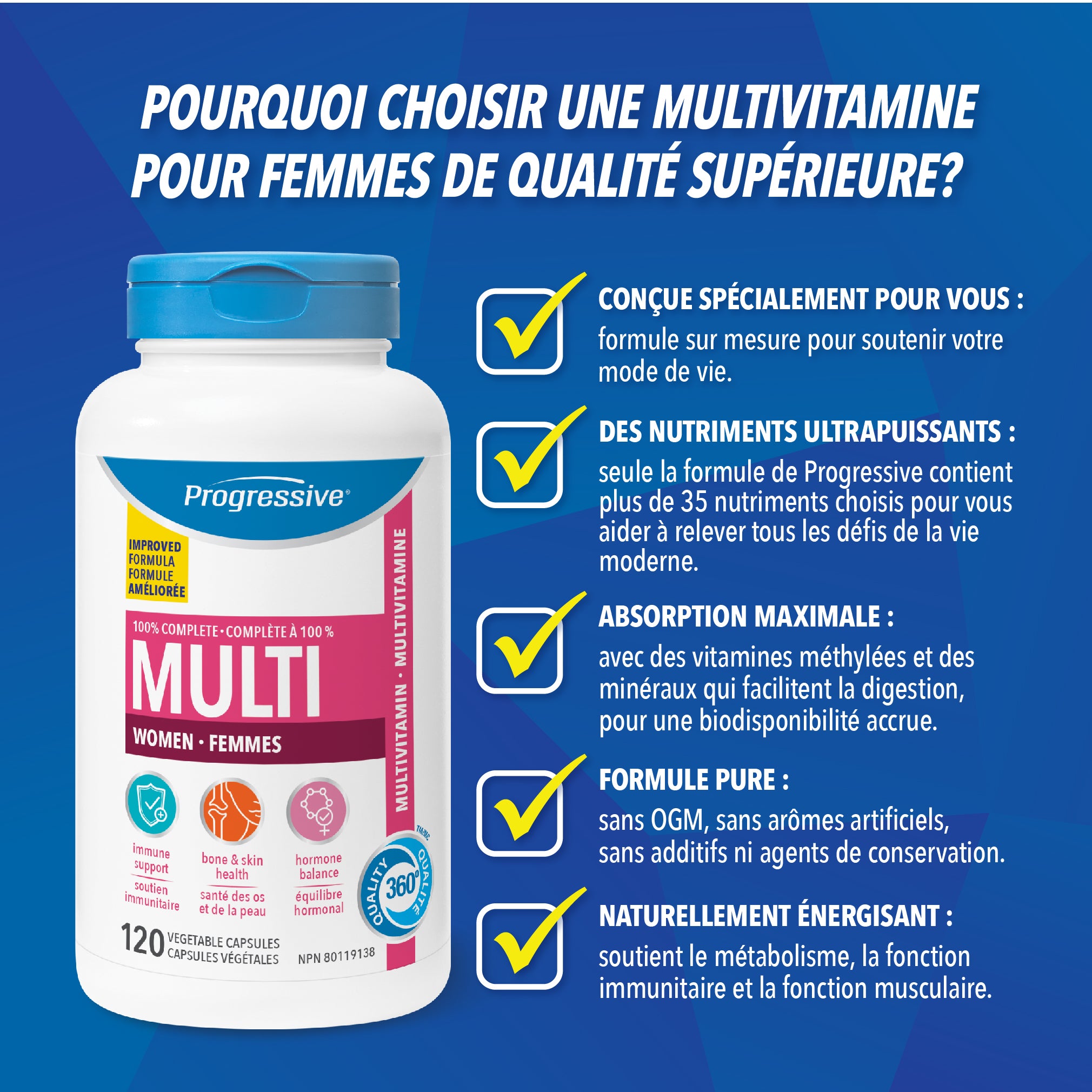 31001854 Progressive Women's Multivitamin Capsule 240275 Progressive Multivitamin Amazon 1237-04