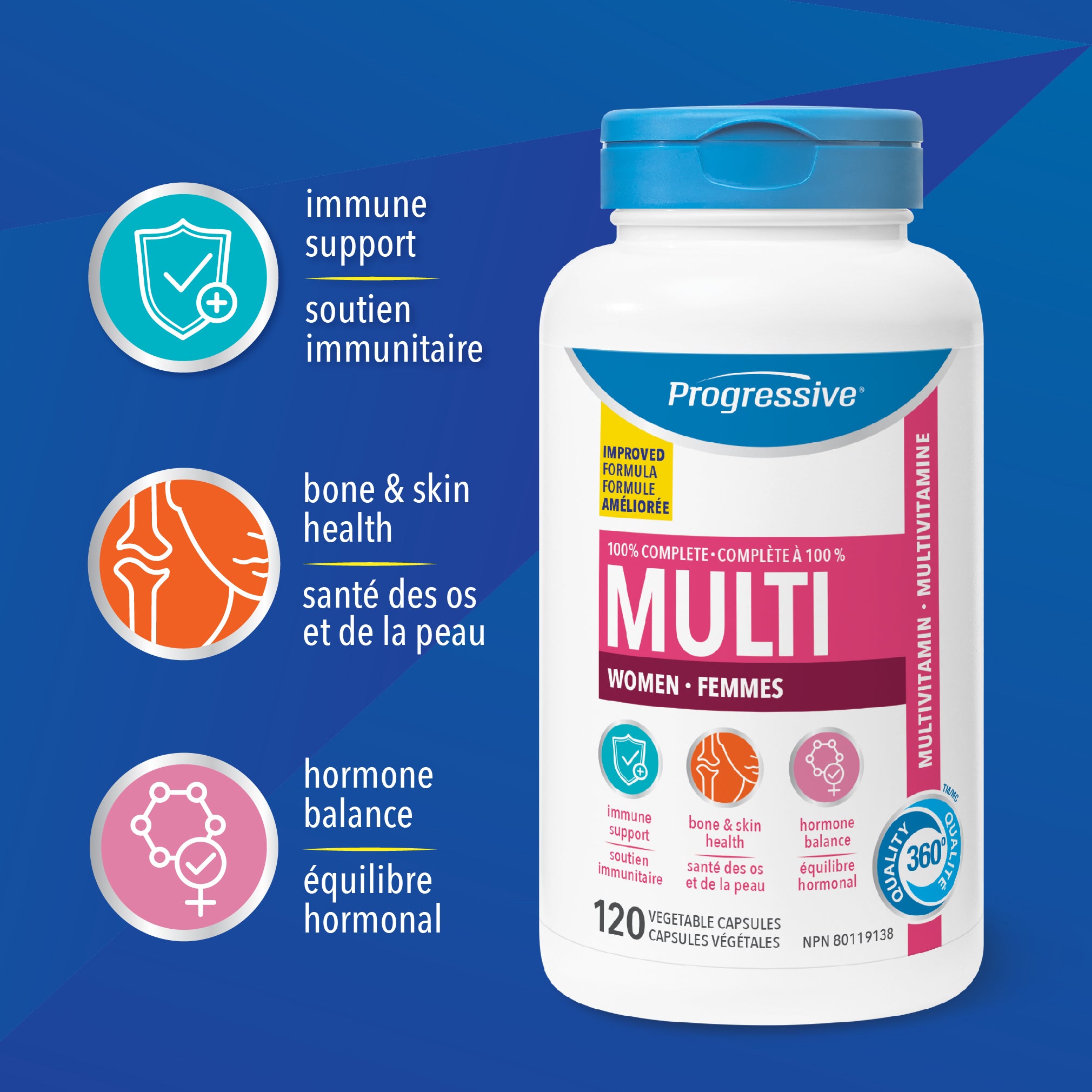 31001854 Progressive Women's Multivitamin Capsule 240275 Progressive Multivitamin Amazon 1237-05