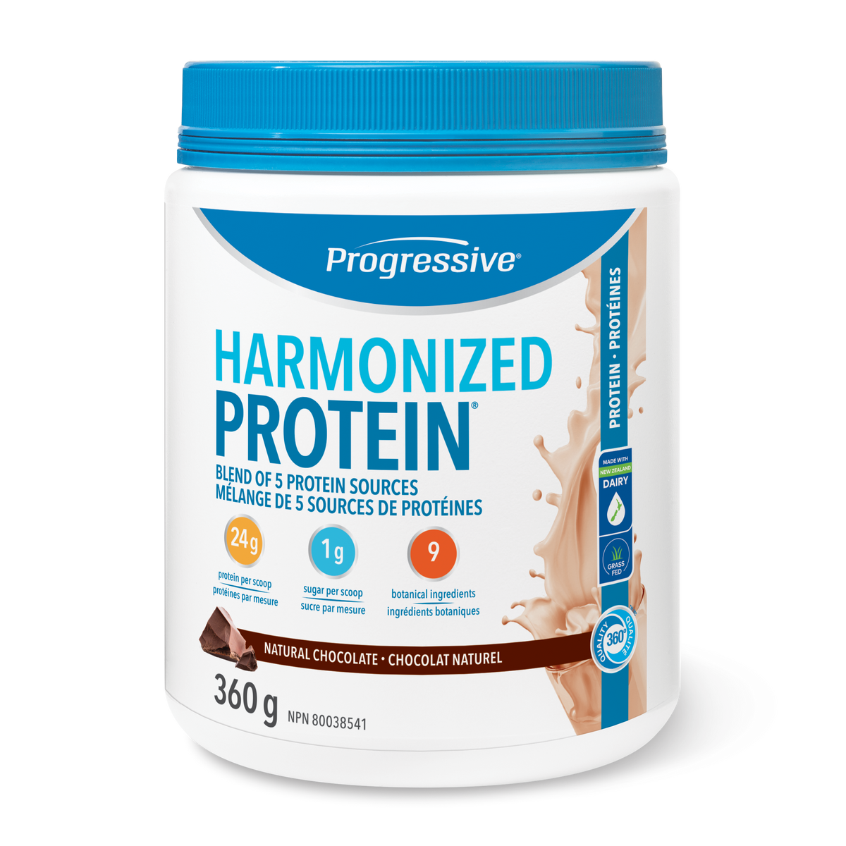 31001384 Progressive Harmonized Protein Powder 31001384_PRO_HarmonizedProtein_Chocolate_360g_21004610_BTL_MAIN