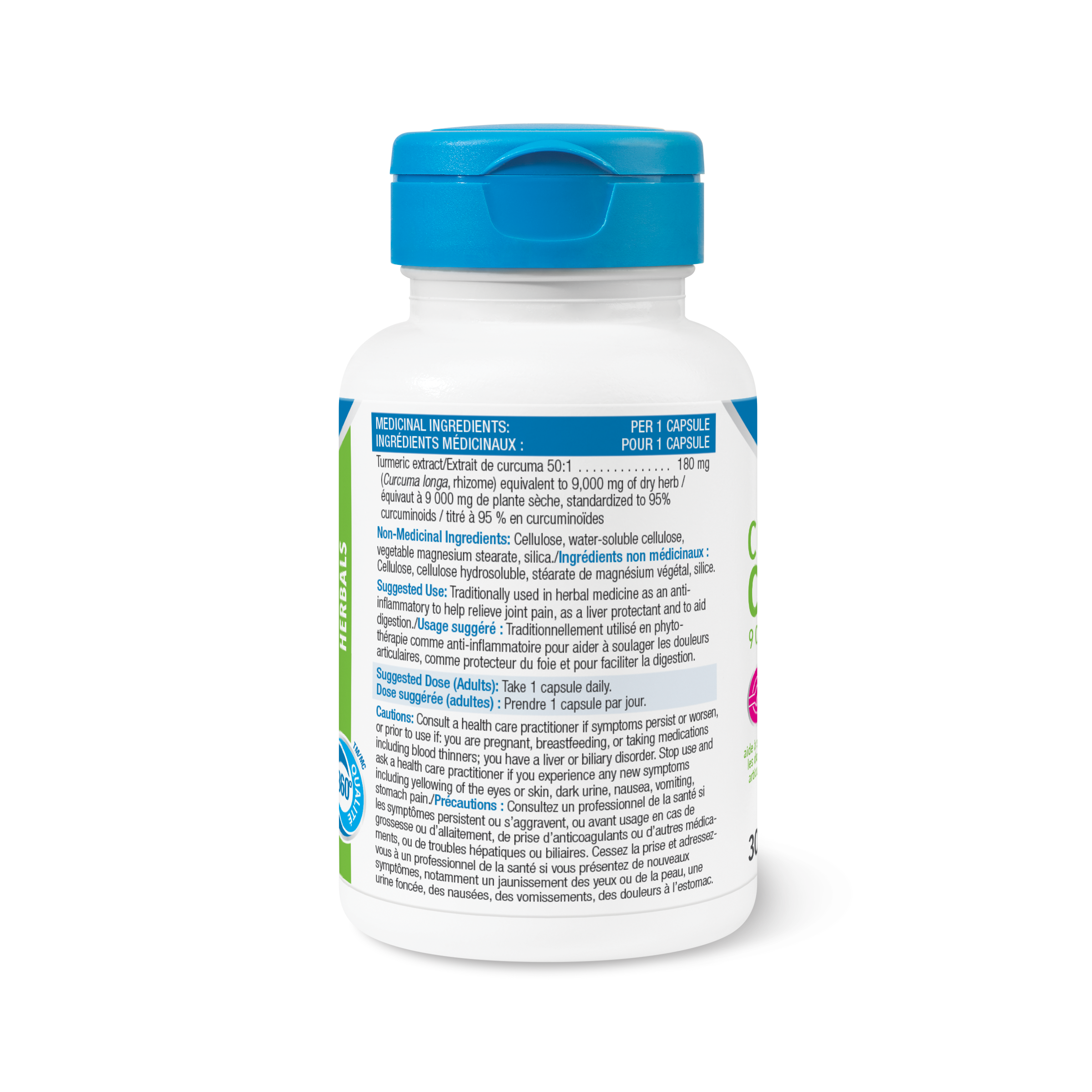 31001676 Progressive Curcumin Turmeric 9,000 mg, 90 ct 31001676_PRO_BTL_CurcuminTurmeric_150cc_21004946_DIR