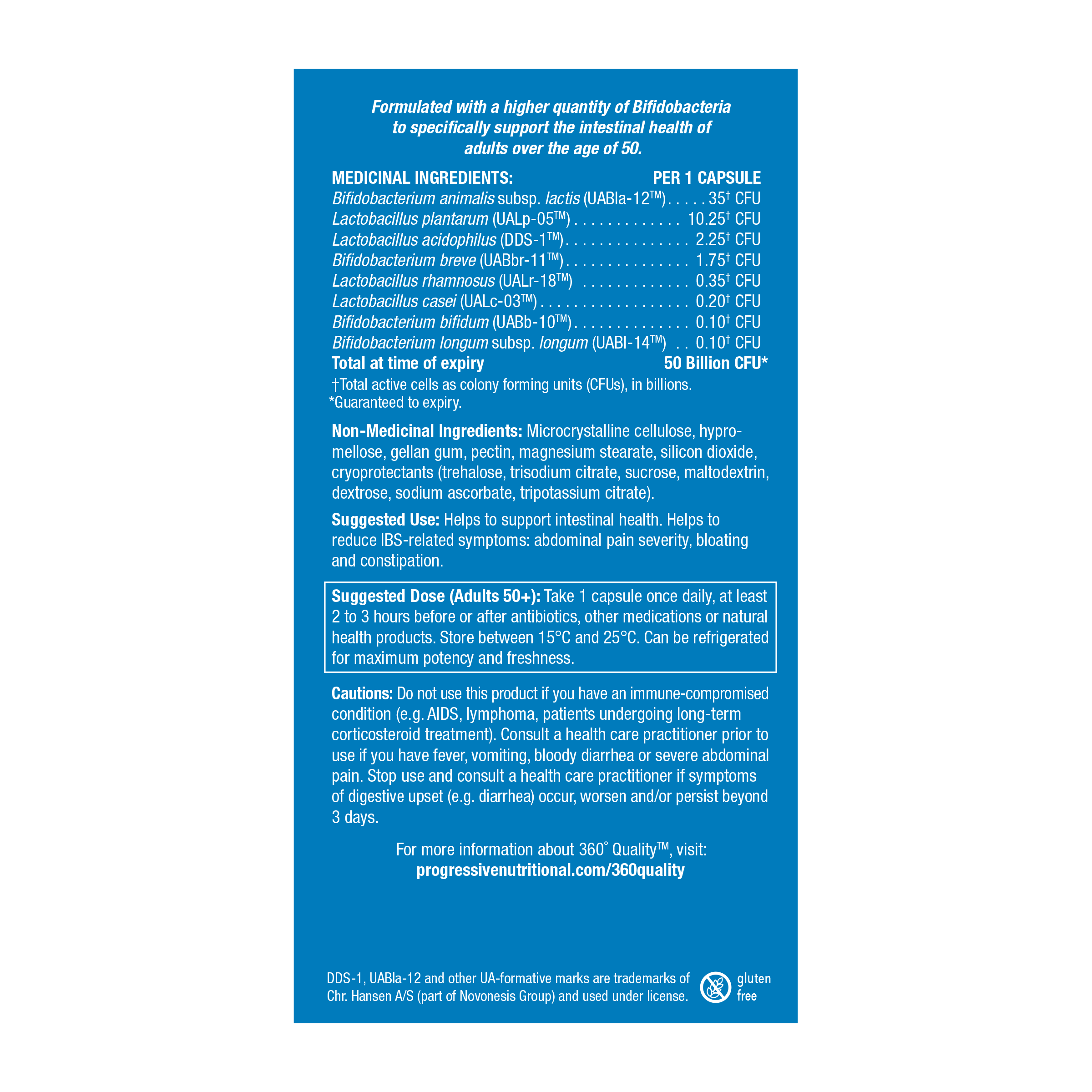31001788 Progressive Perfect Probiotic for Adults 50+ 50 Billion CFU, 30 ct 31001788_PRO_PerfectProbiotics_Adults50+_50B_729534_NFP