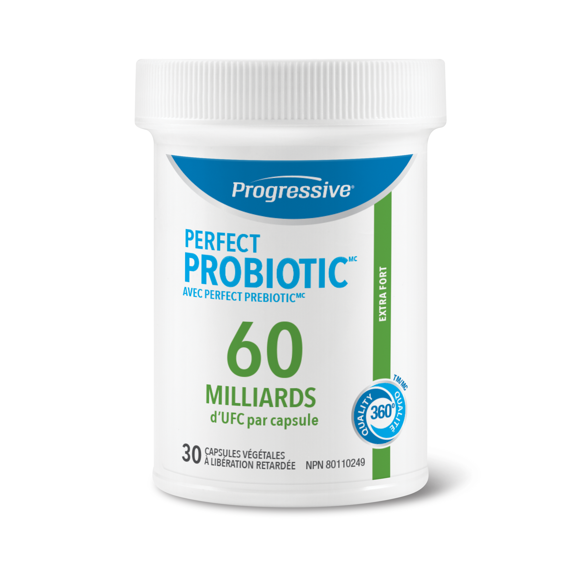 31001789 Progressive Perfect Probiotic 60 Billion Capsules 31001789_PRO_PerfectProbiotics_60B_30ct_729536_BTL_FR_ALT2