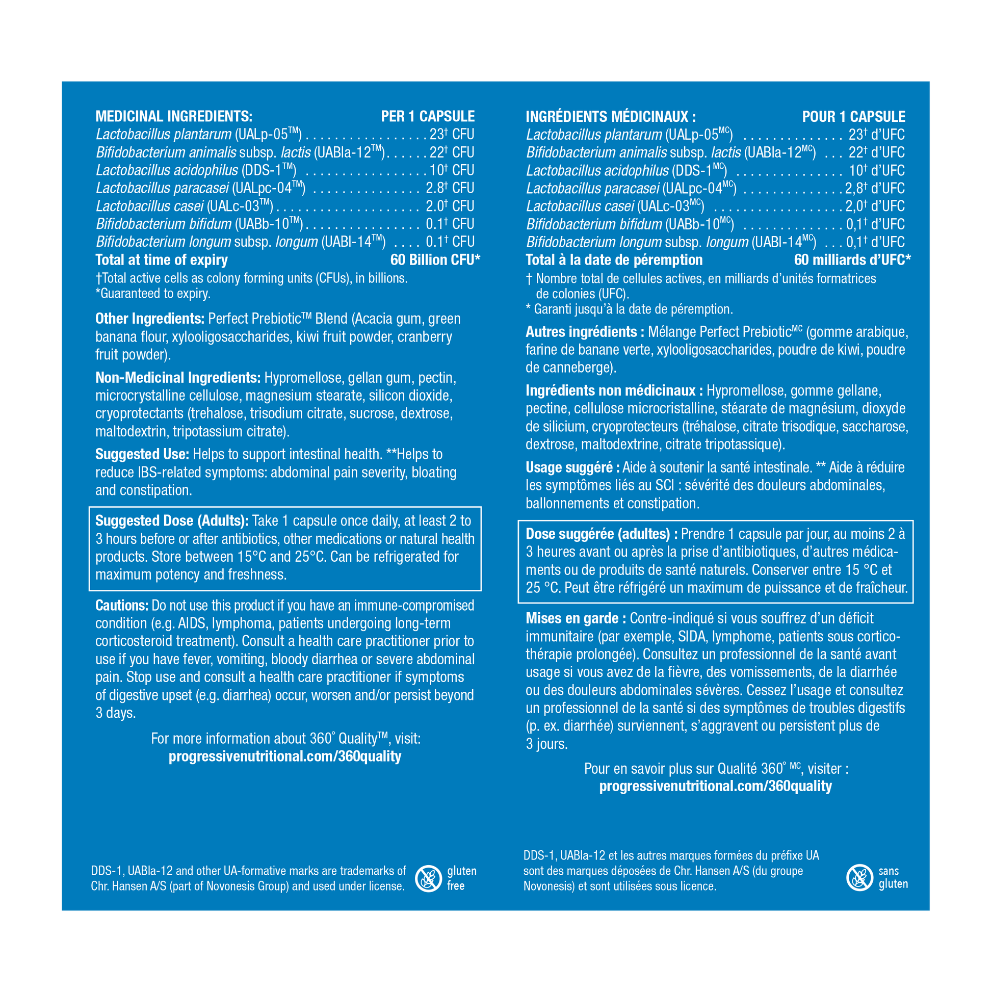 31001789 Progressive Perfect Probiotic 60 Billion Capsules 31001789_PRO_PerfectProbiotics_60B_30ct_729537_NP_BI_NFP