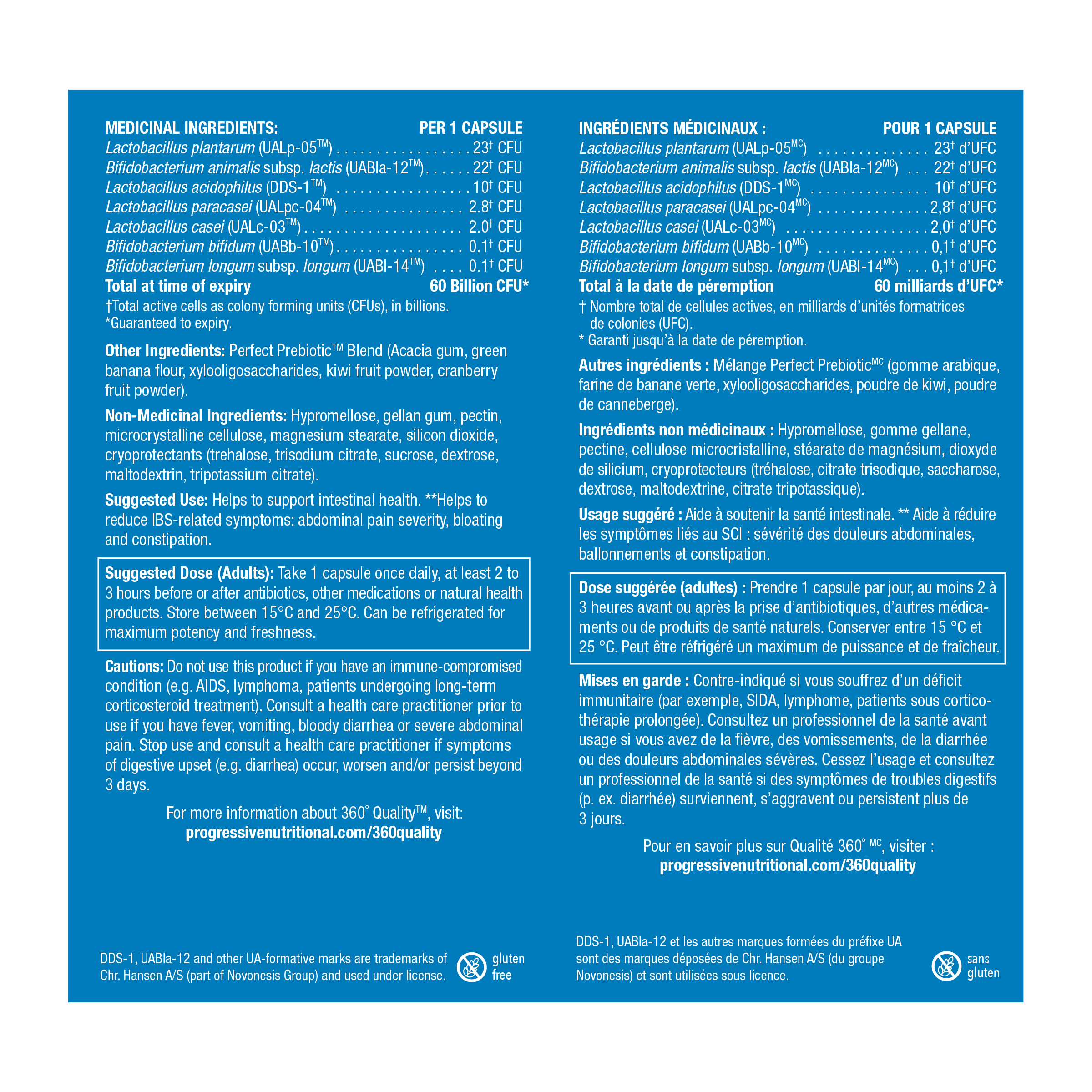 31001789 Progressive Perfect Probiotic 60 Billion Capsules 31001789_PRO_PerfectProbiotics_60B_30ct_729537_NP_BI_NFP