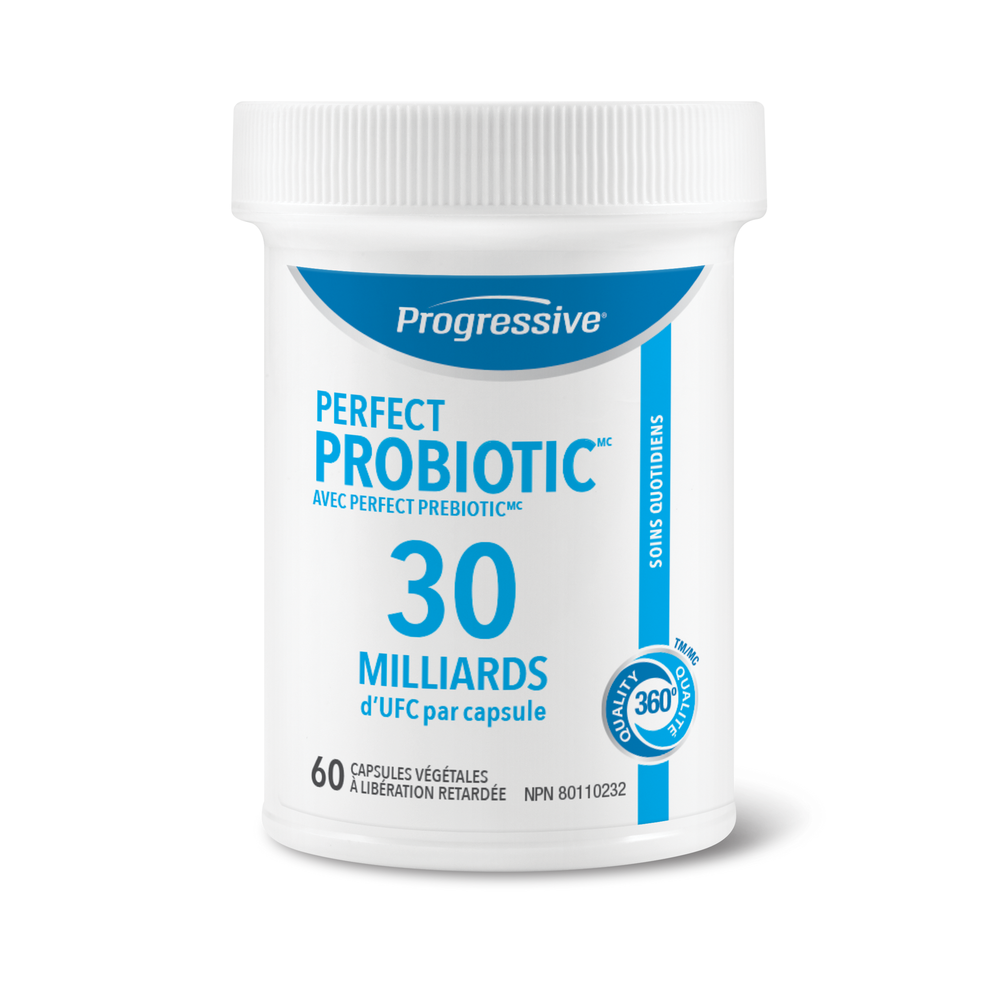 31001791 Progressive Perfect Probiotic 30 Billion Capsules 31001791_PRO_PerfectProbiotics_30B_60ct_729542_BTL_FR_ALT2