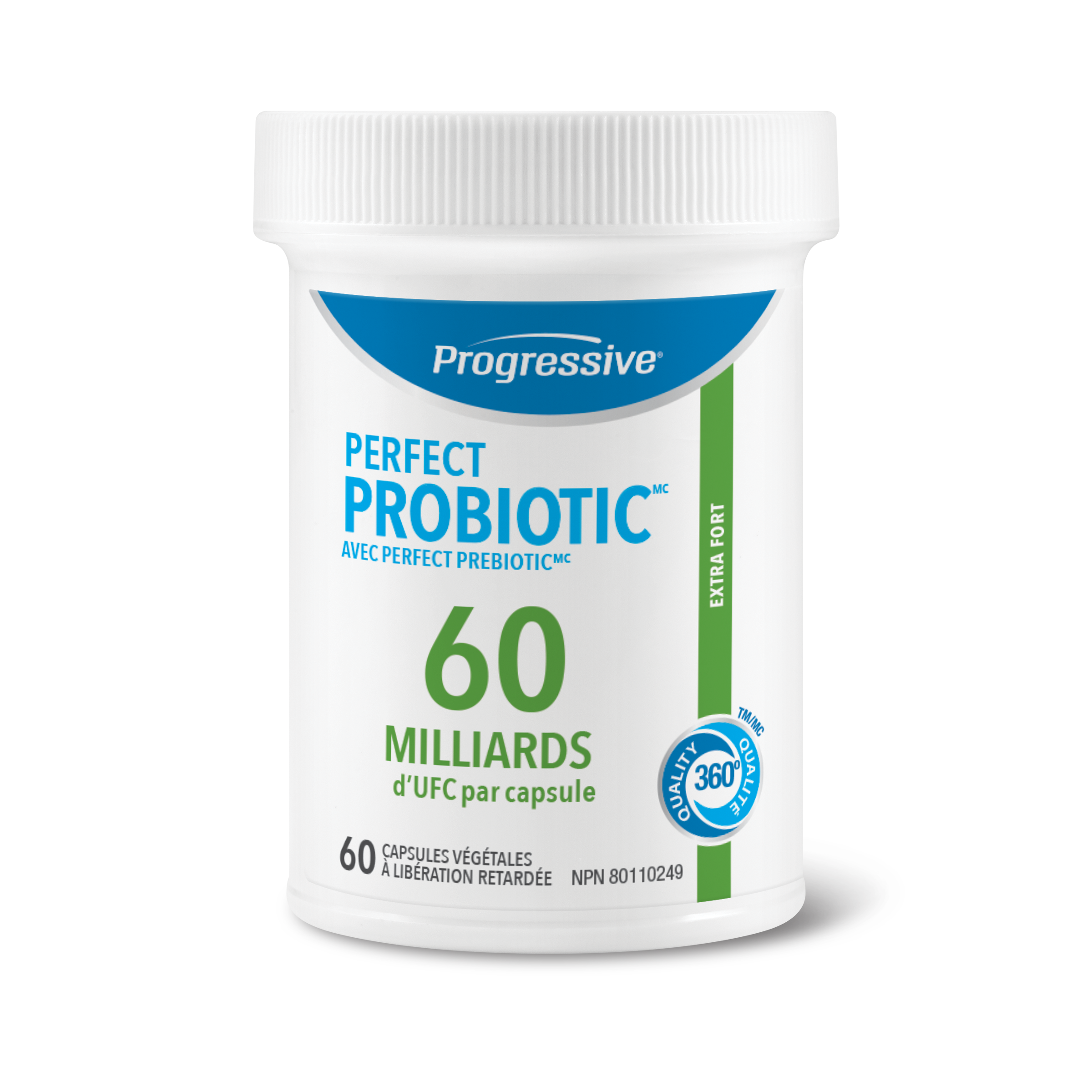 31001792 Progressive Perfect Probiotic 60 Billion CFU Capsule 31001792_PRO_PerfectProbiotics_60B_60ct_729545_BTL_FR_ALT2