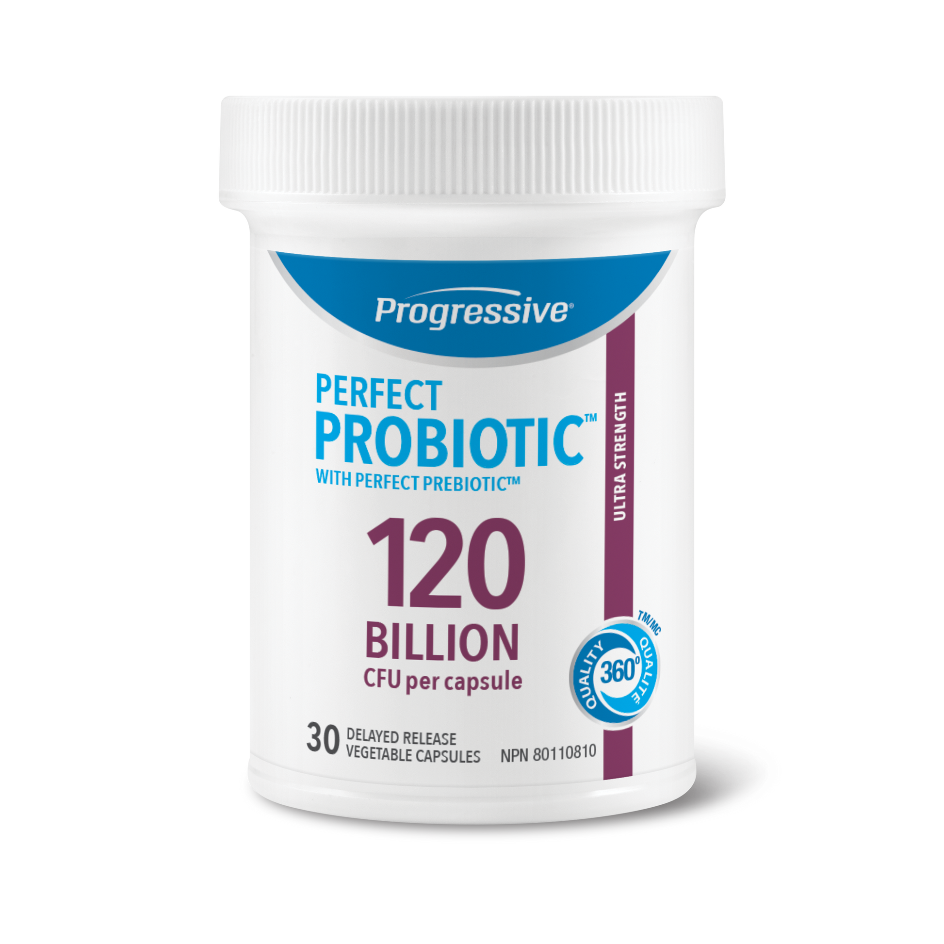 31001793 Progressive Perfect Probiotic 120 Billion 30 Capsules 31001793_PRO_PerfectProbiotics_120B_30ct_729548_BTL_ALT