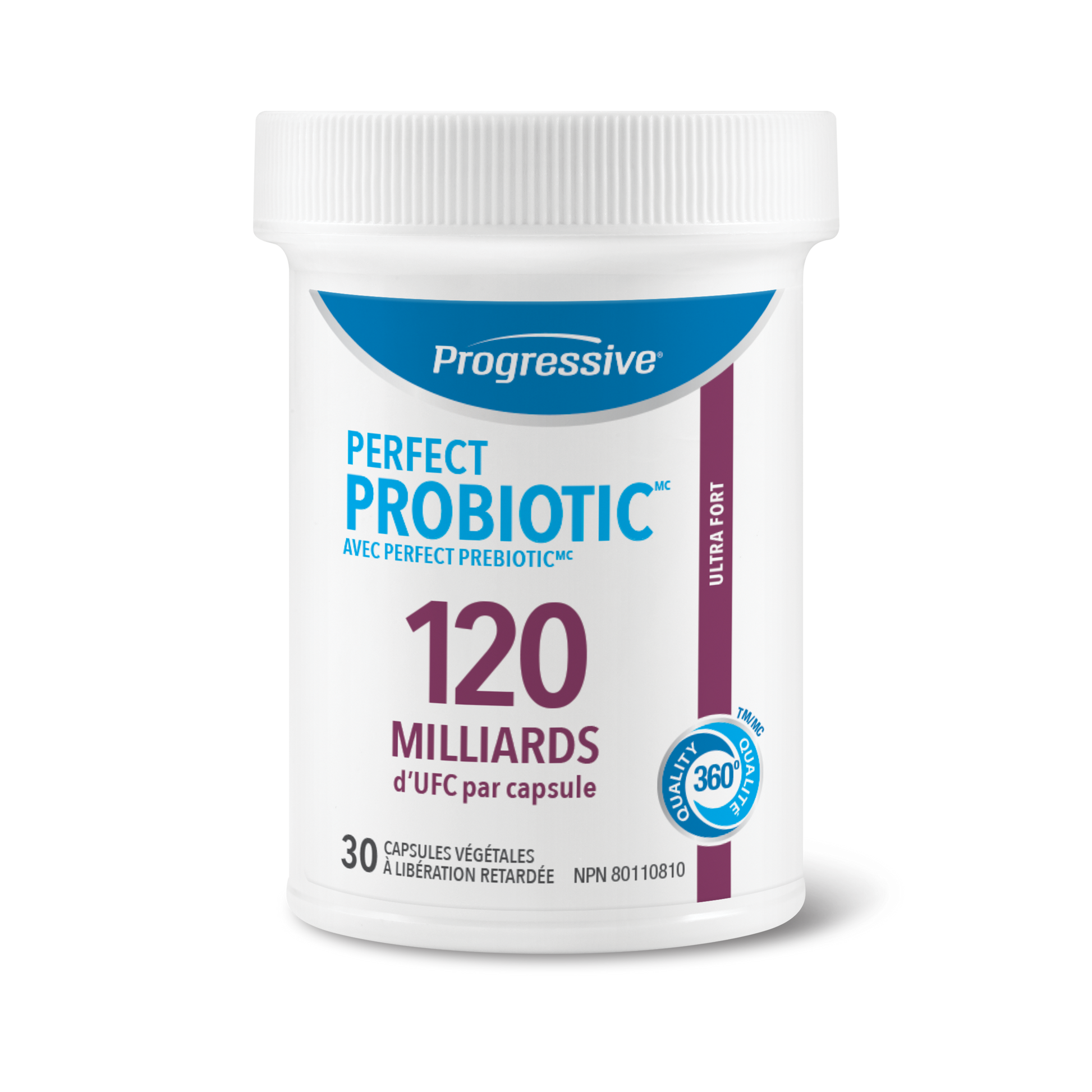 31001793 Progressive Perfect Probiotic 120 Billion 30 Capsules 31001793_PRO_PerfectProbiotics_120B_30ct_729548_BTL_ALT2