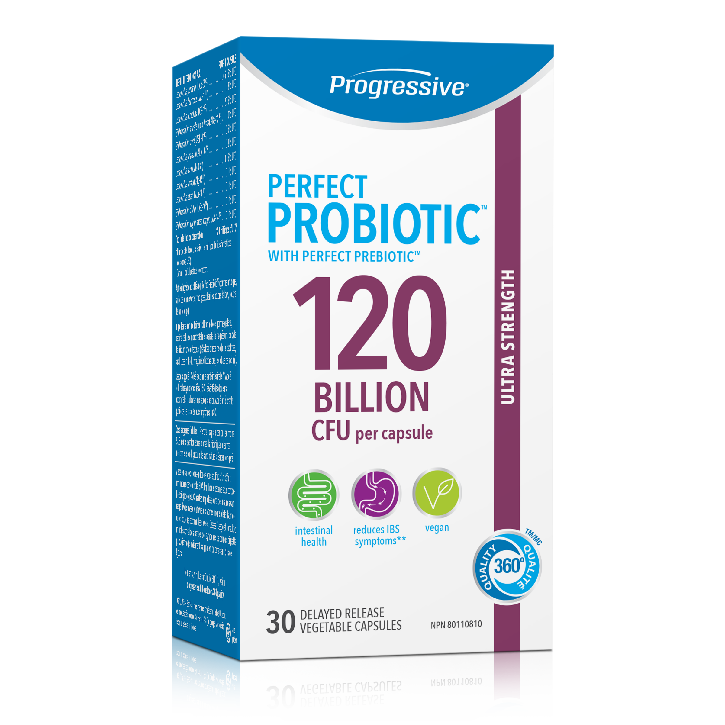 31001793 Progressive Perfect Probiotic 120 Billion 30 Capsules 31001793_PRO_PerfectProbiotics_120B_30ct_729549_CTN_MAIN