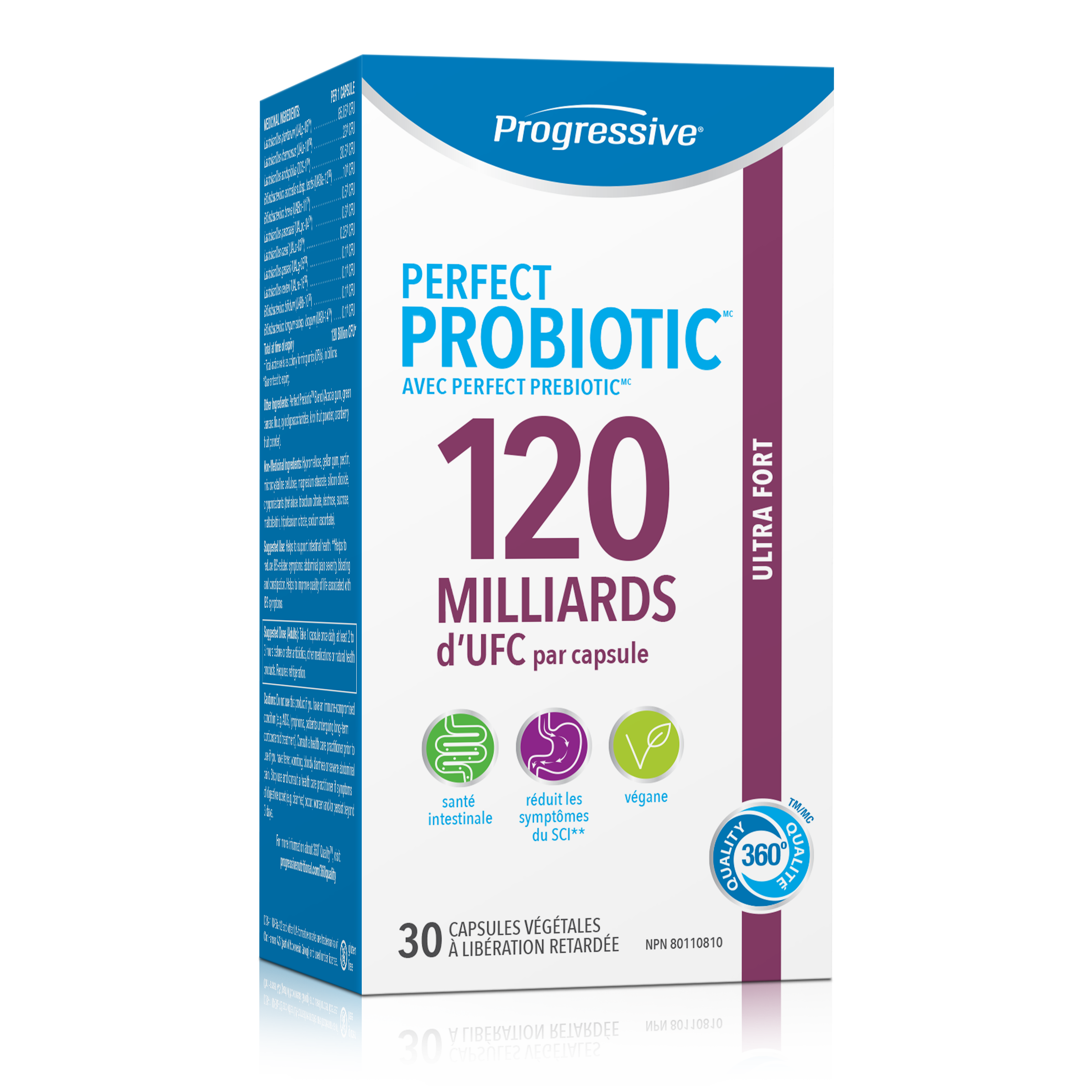 31001793 Progressive Perfect Probiotic 120 Billion 30 Capsules 31001793_PRO_PerfectProbiotics_120B_30ct_729549_CTN_MAIN2