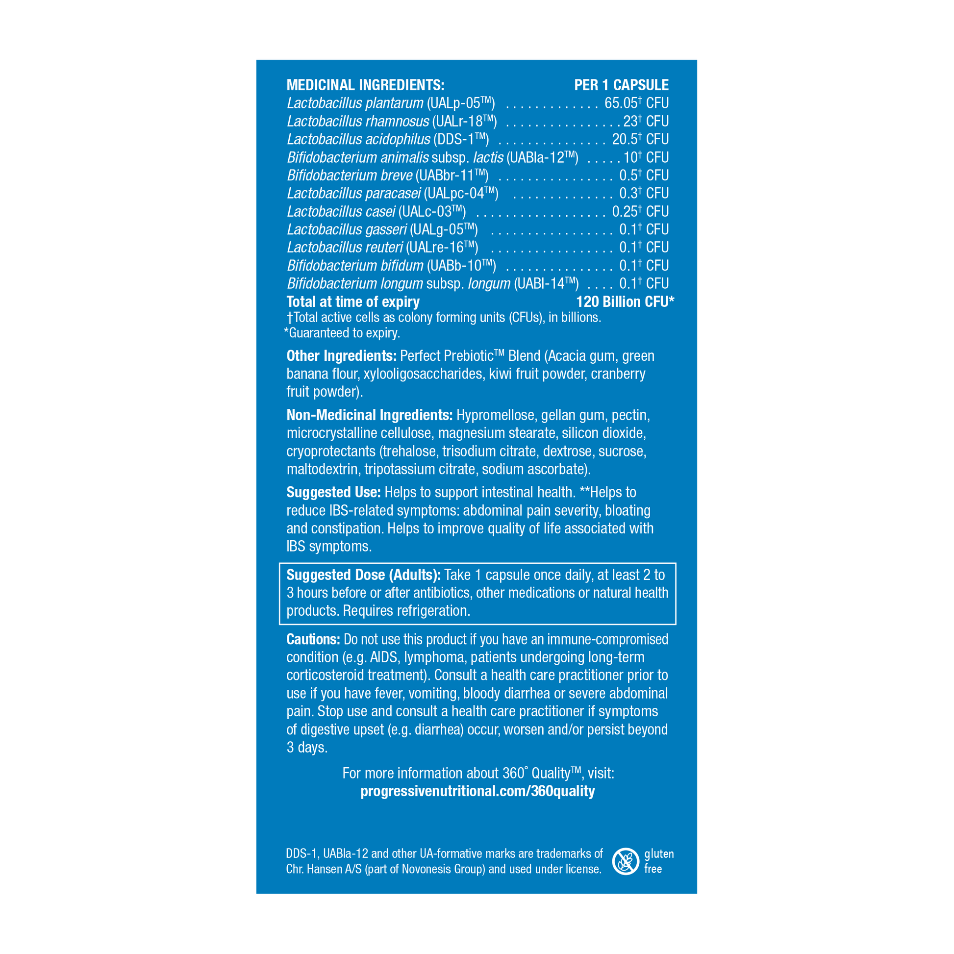 31001793 Progressive Perfect Probiotic 120 Billion 30 Capsules 31001793_PRO_PerfectProbiotics_120B_30ct_729549_EN_NFP