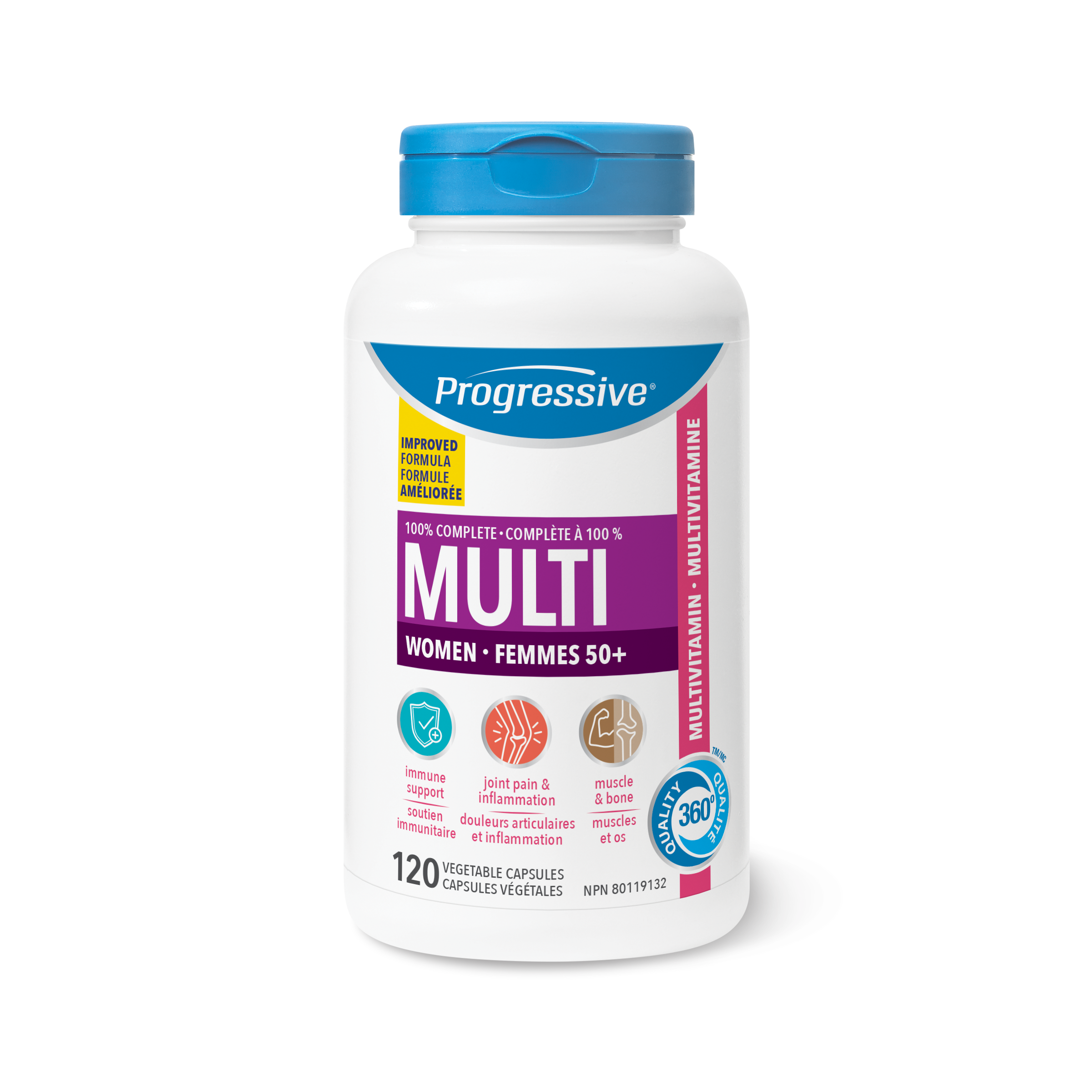 31001852 Progressive Multivitamin For Women 50+ Capsule 31001852_PRO_Multi_Women50+_500cc_BTL_BI_21004925_MAIN