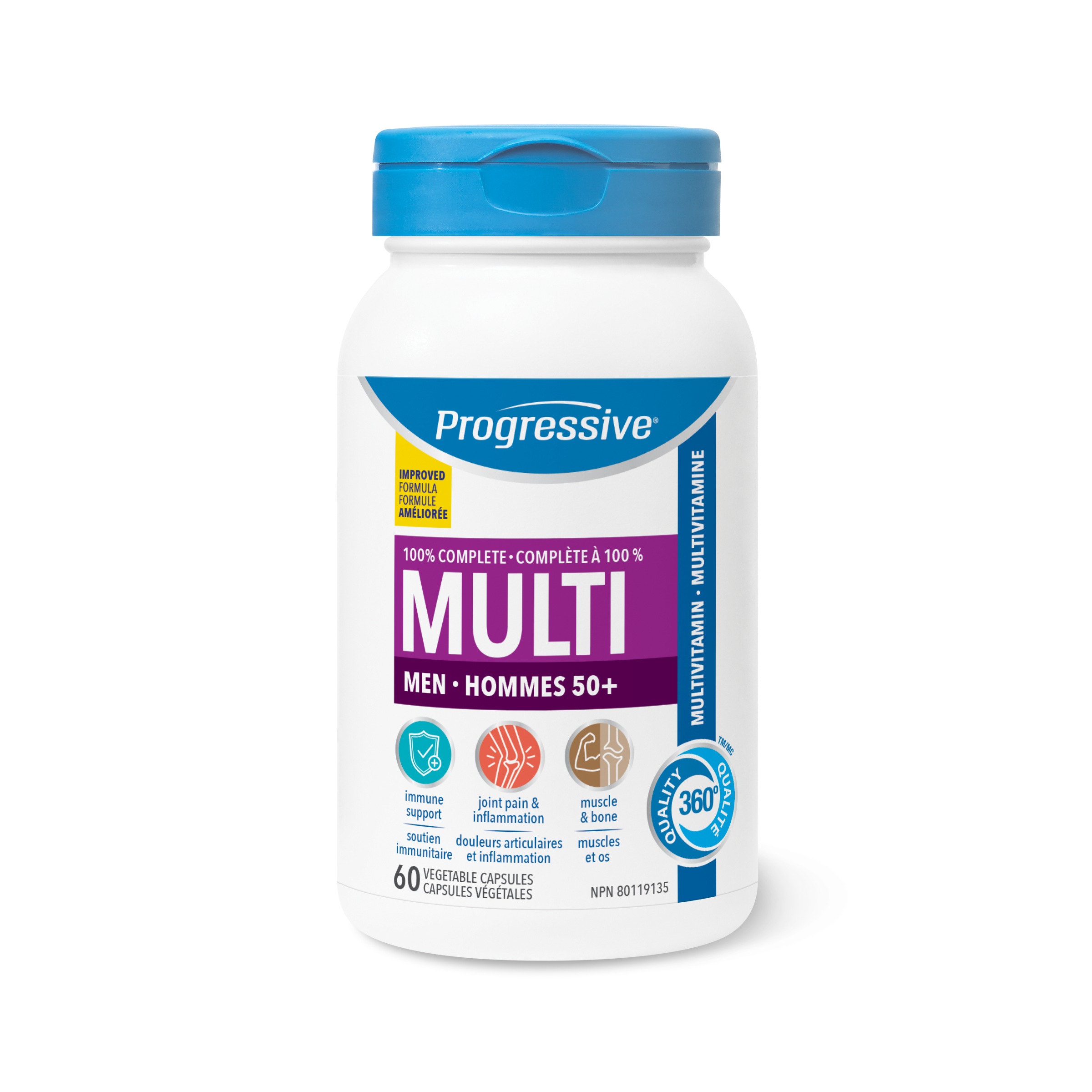 31001857 Progressive Multivitamin For Men 50+ Capsule 31001857_PRO_Multi_Men50+_300cc_21004924_BTL_MAIN