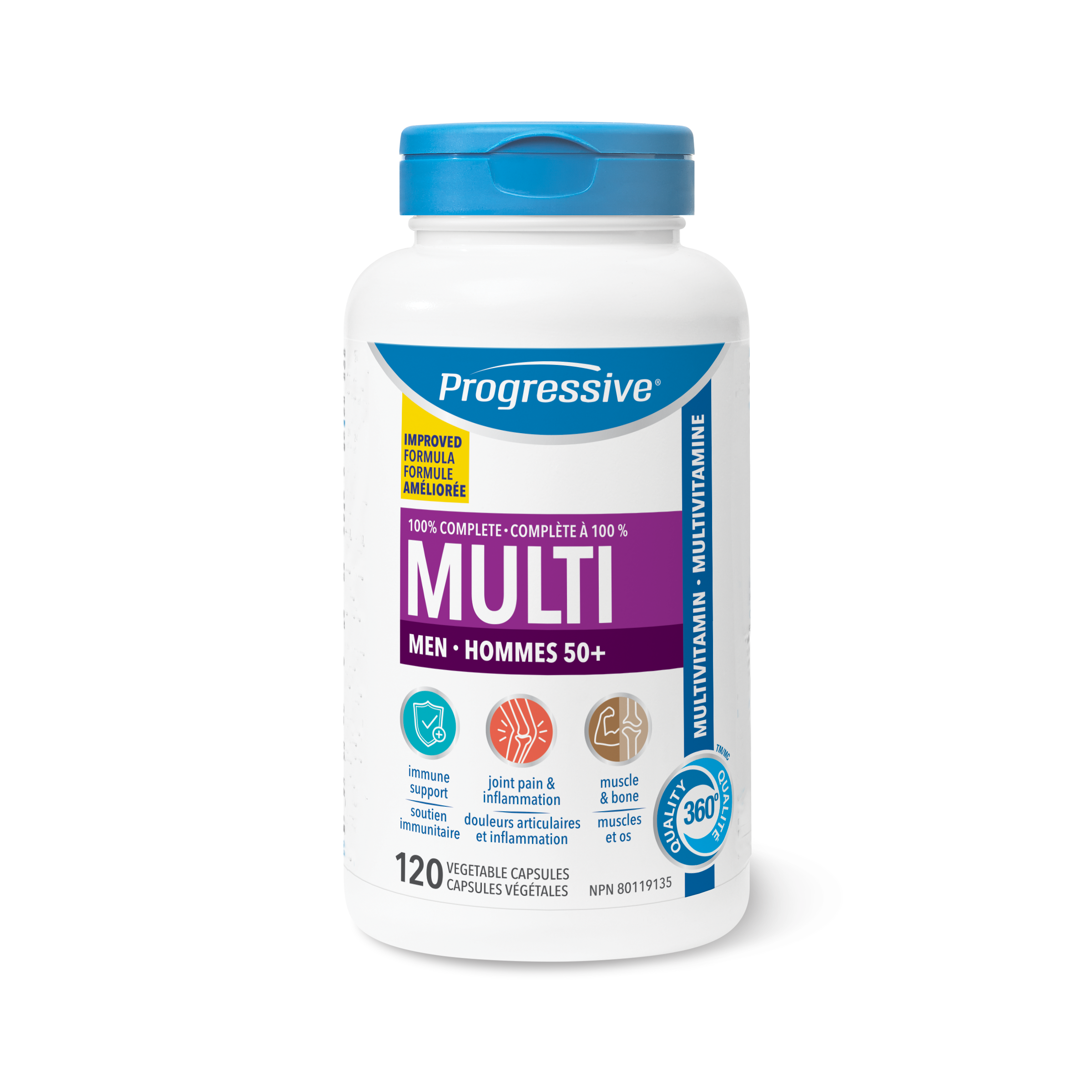 31001858 Progressive Multivitamin For Men 50+ Capsule 31001858_PRO_Multi_Men50+_500cc_21004923_BTL_MAIN