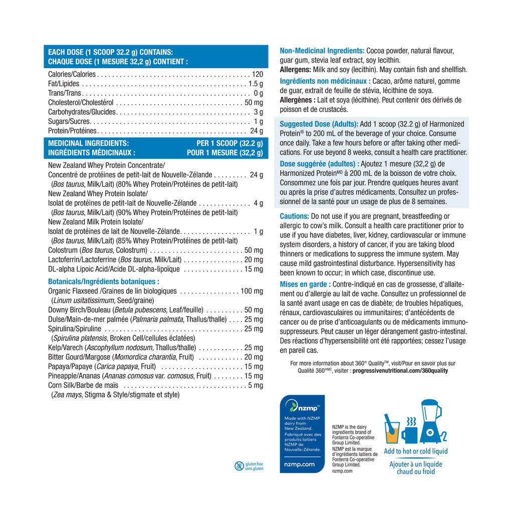 31001953 Progressive Harmonized Protein Powder 31001953_PRO_HarmonizedProtein_Chocolate_840g_21004613_BI_NFP