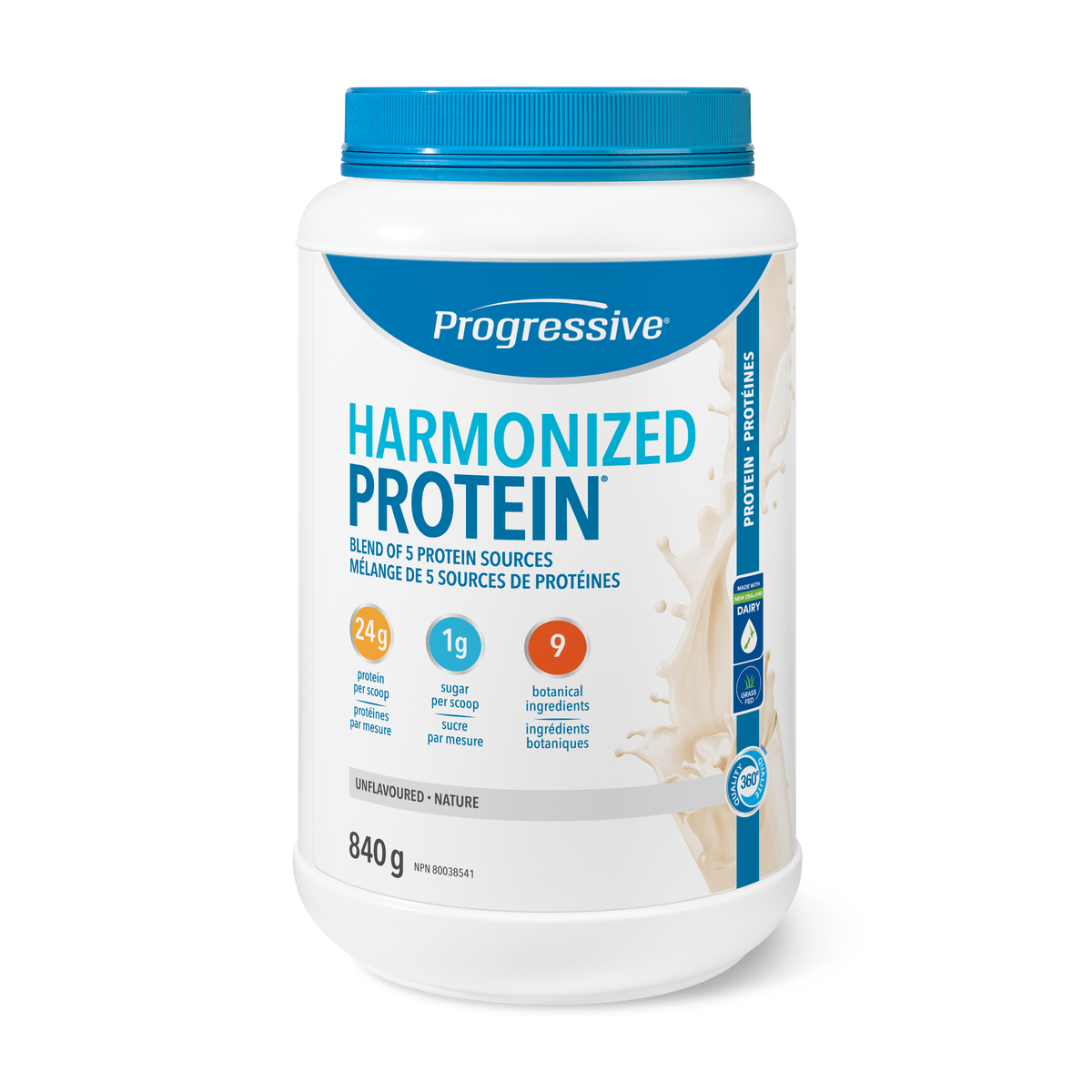 31002048 Progressive Harmonized Protein Powder 31002048_PRO_HarmonizedProtein_Unfl_840g_21004615_BTL_MAIN