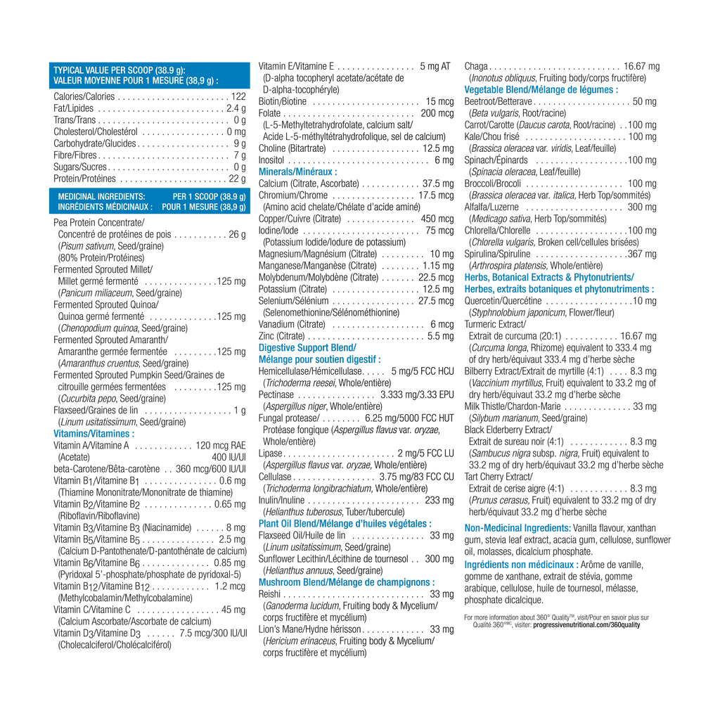 31002238 Progressive VegEssential All-in-One Protein Powder 31002238_PRO_VegEssential_Vanilla_856g_21004494_NFP