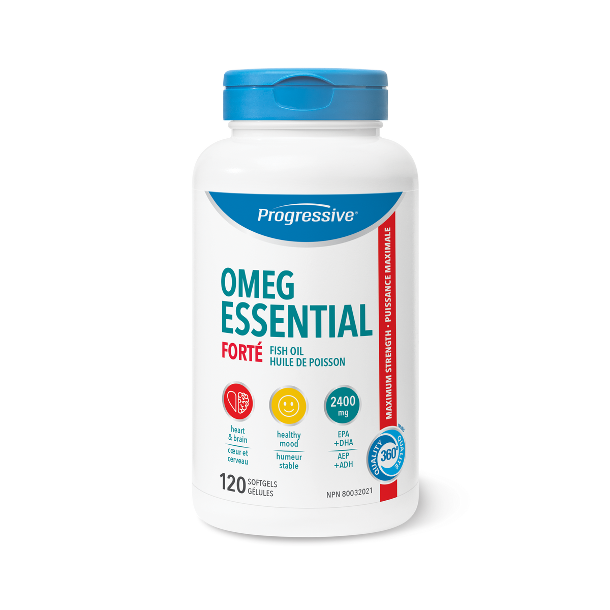 31001417 Progressive OmegEssential FORTE - Softgels, 120 ct 3636_V23_PRO_OmegEssential_Forte_500cc_BTL_BI