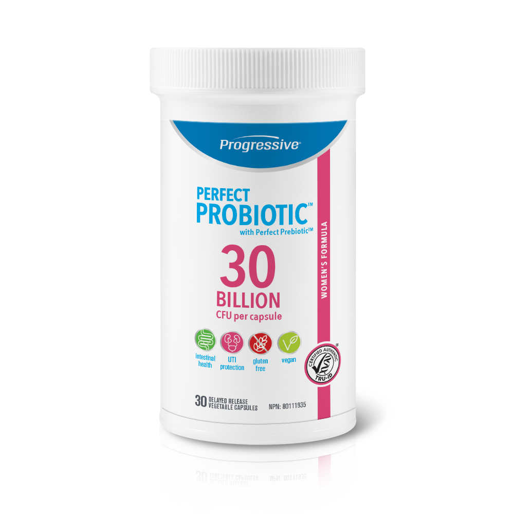 31001787 Progressive Perfect Probiotic Women's Support 30 Billion 30 Capsules PV1019_ALT