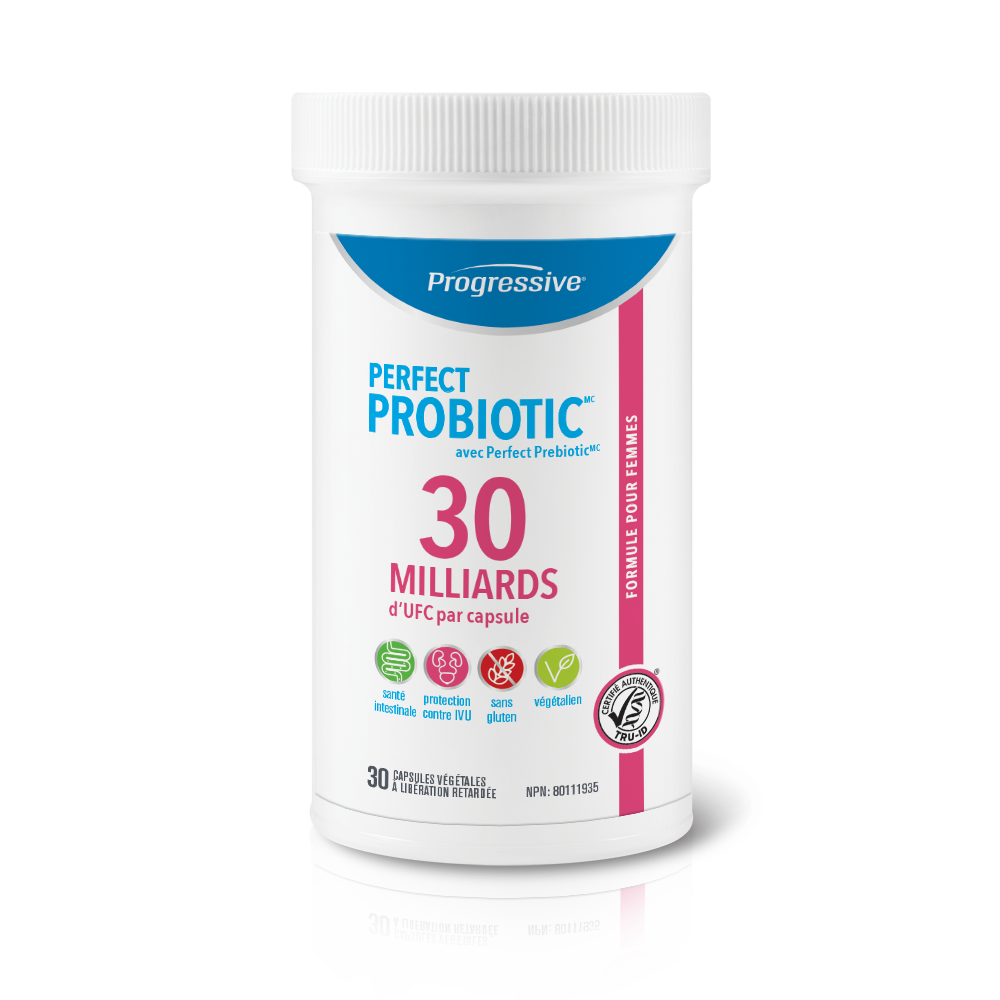 31001787 Progressive Perfect Probiotic Women's Support 30 Billion 30 Capsules PV1019_ALT2