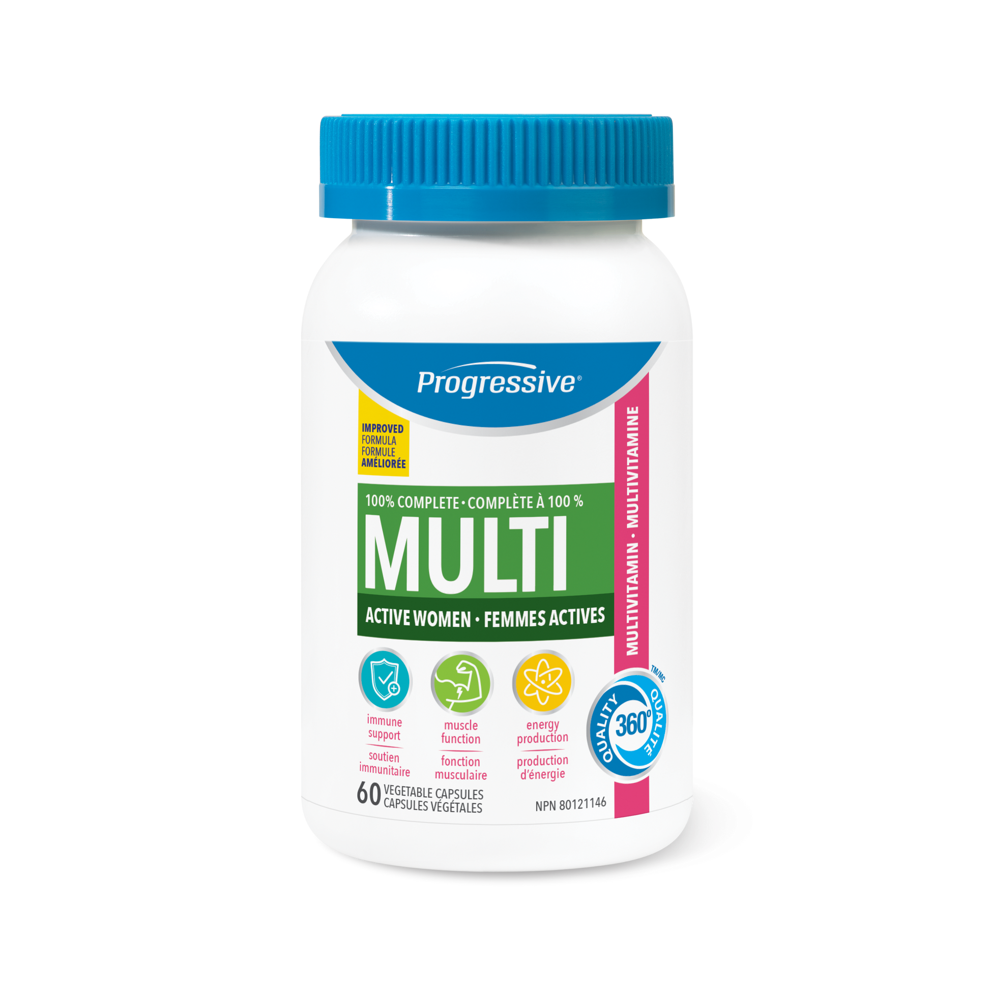 31001846 Progressive Multivitamin For Active Women 60 Capsules PV1121_MAIN