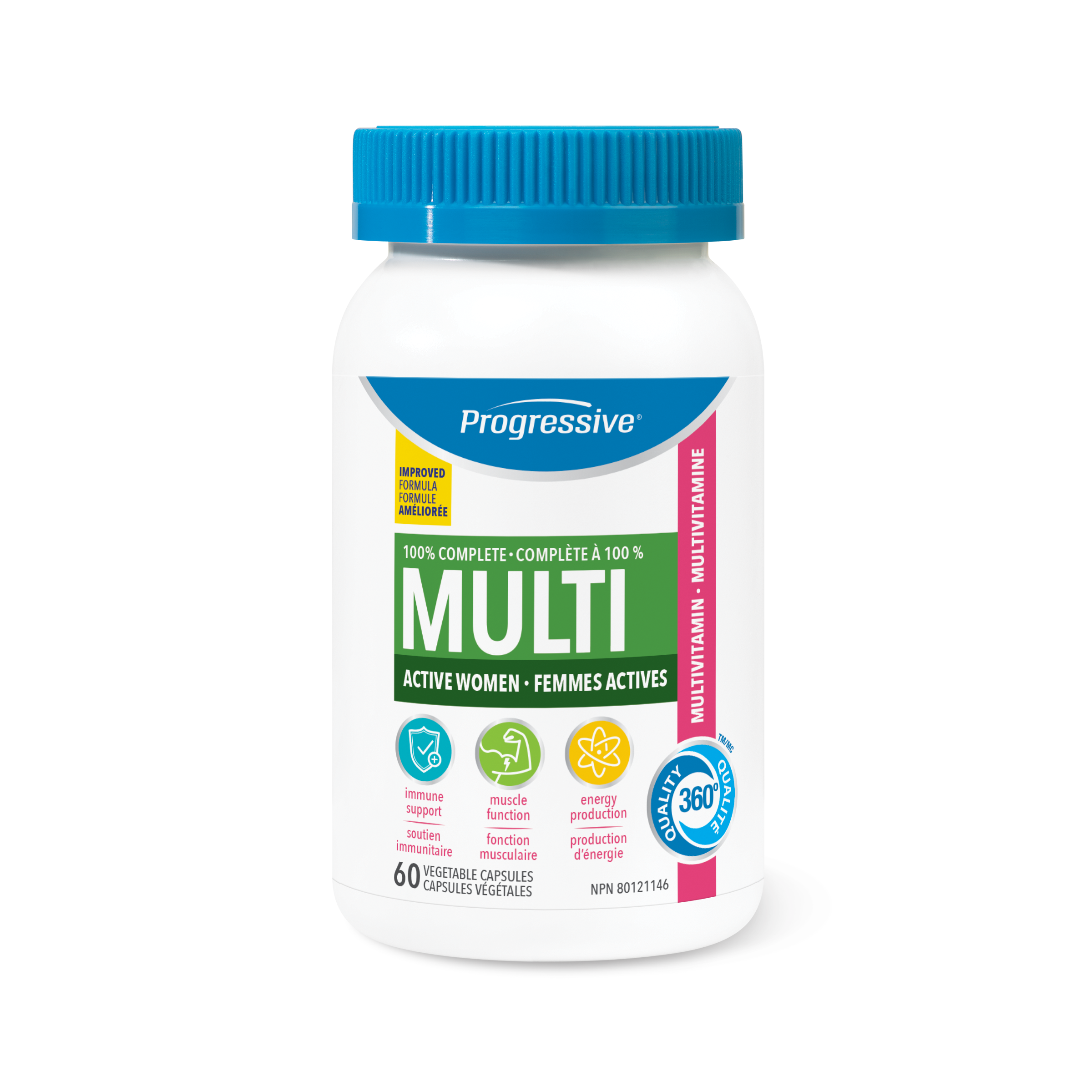 31001846 Progressive Multivitamin For Active Women 60 Capsules PV1121_MAIN