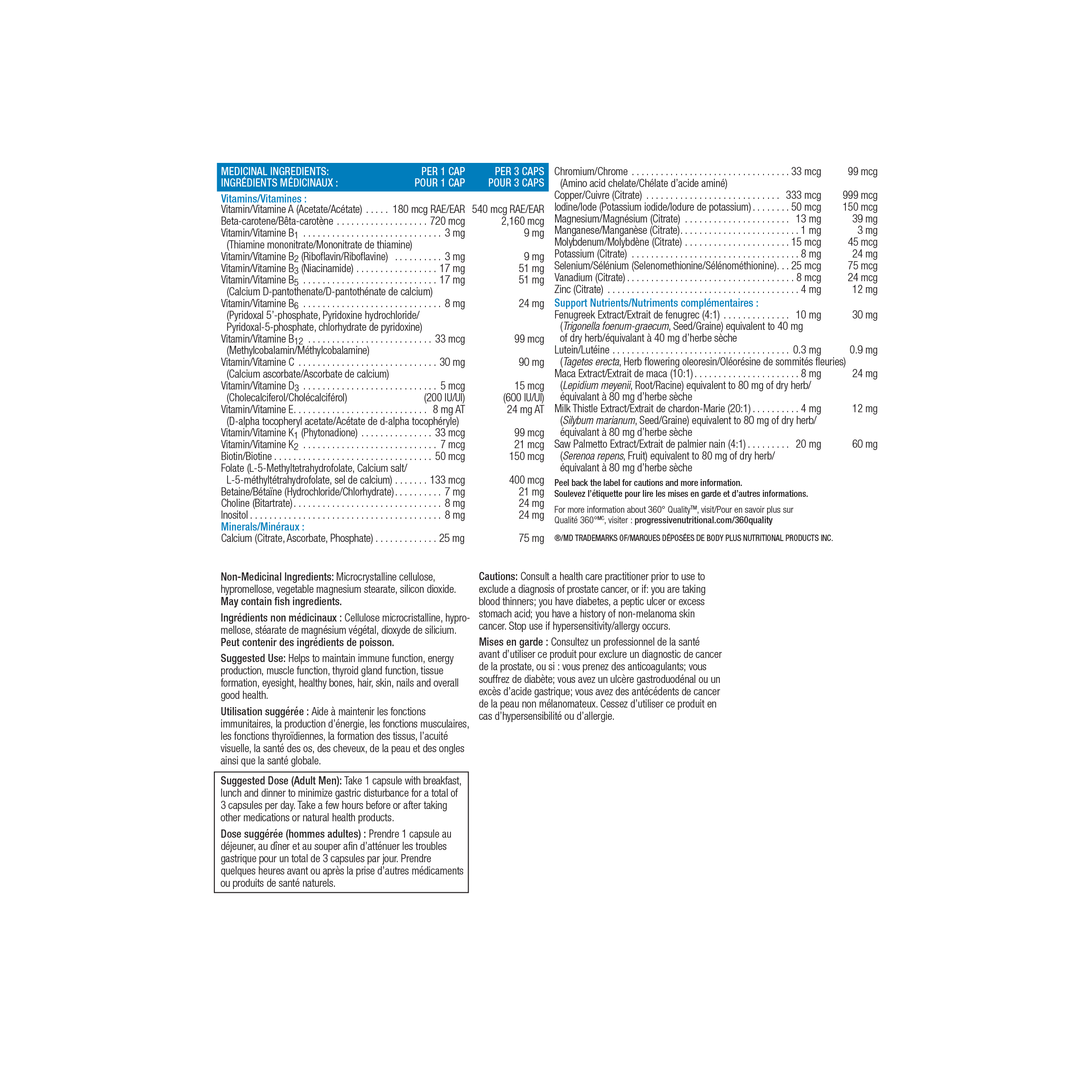 31001855 Progressive Multivitamin For Men PV1206_NFP