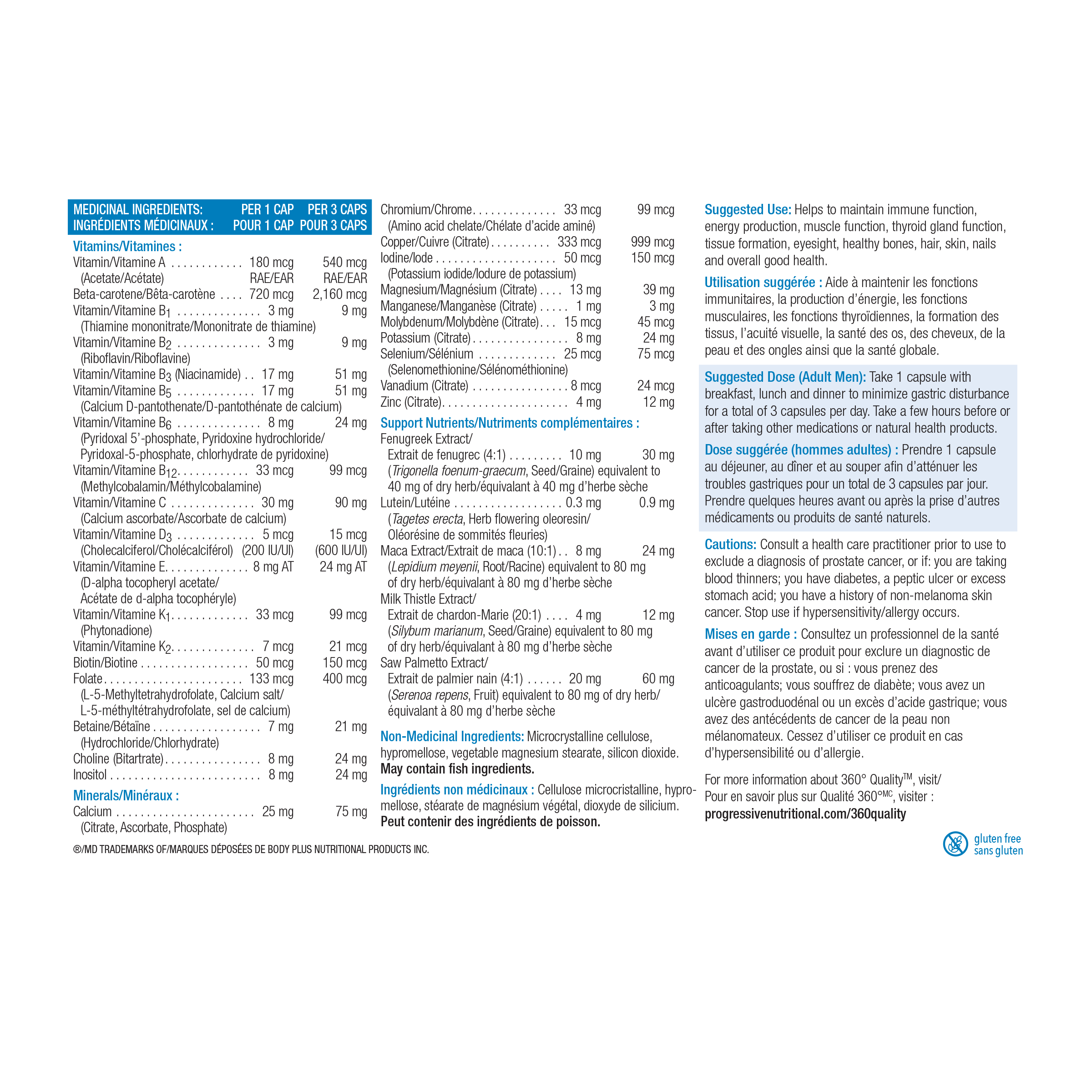 31001856 Progressive Multivitamin For Men PV1213_NFP